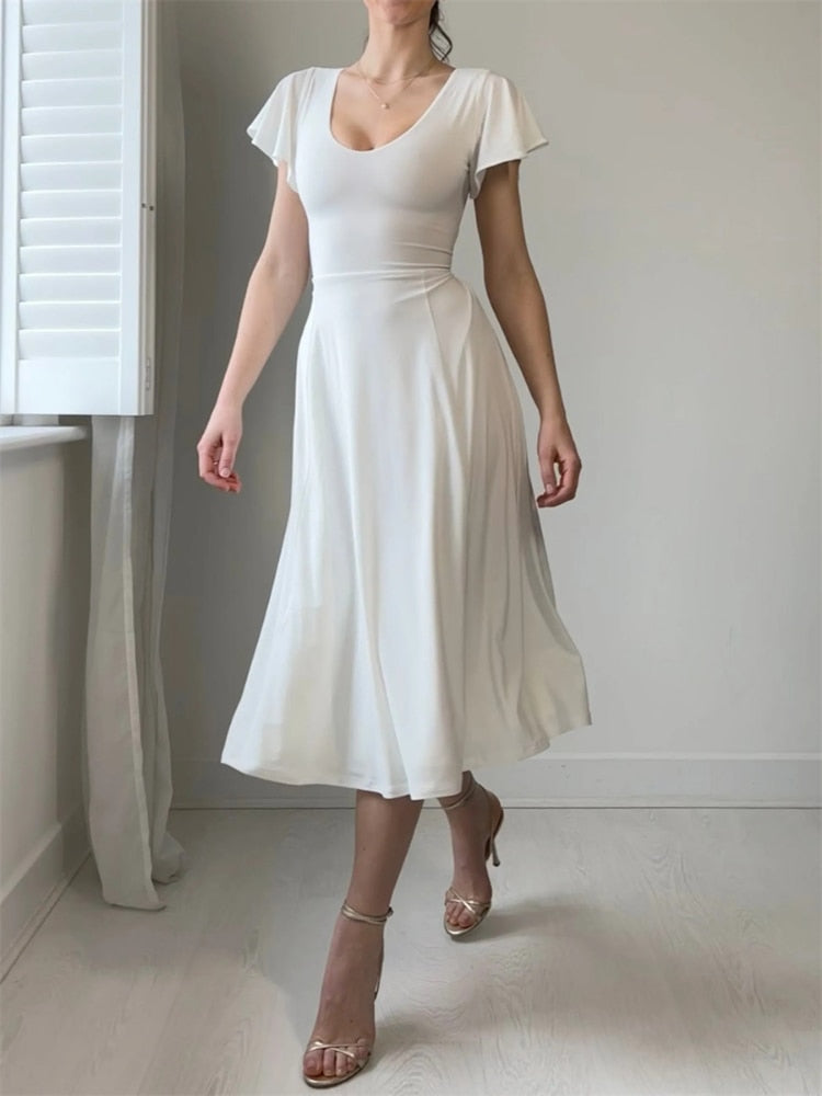 arys-reversible-dress-damen-schwarz-lang-wende-v-neck image 4
