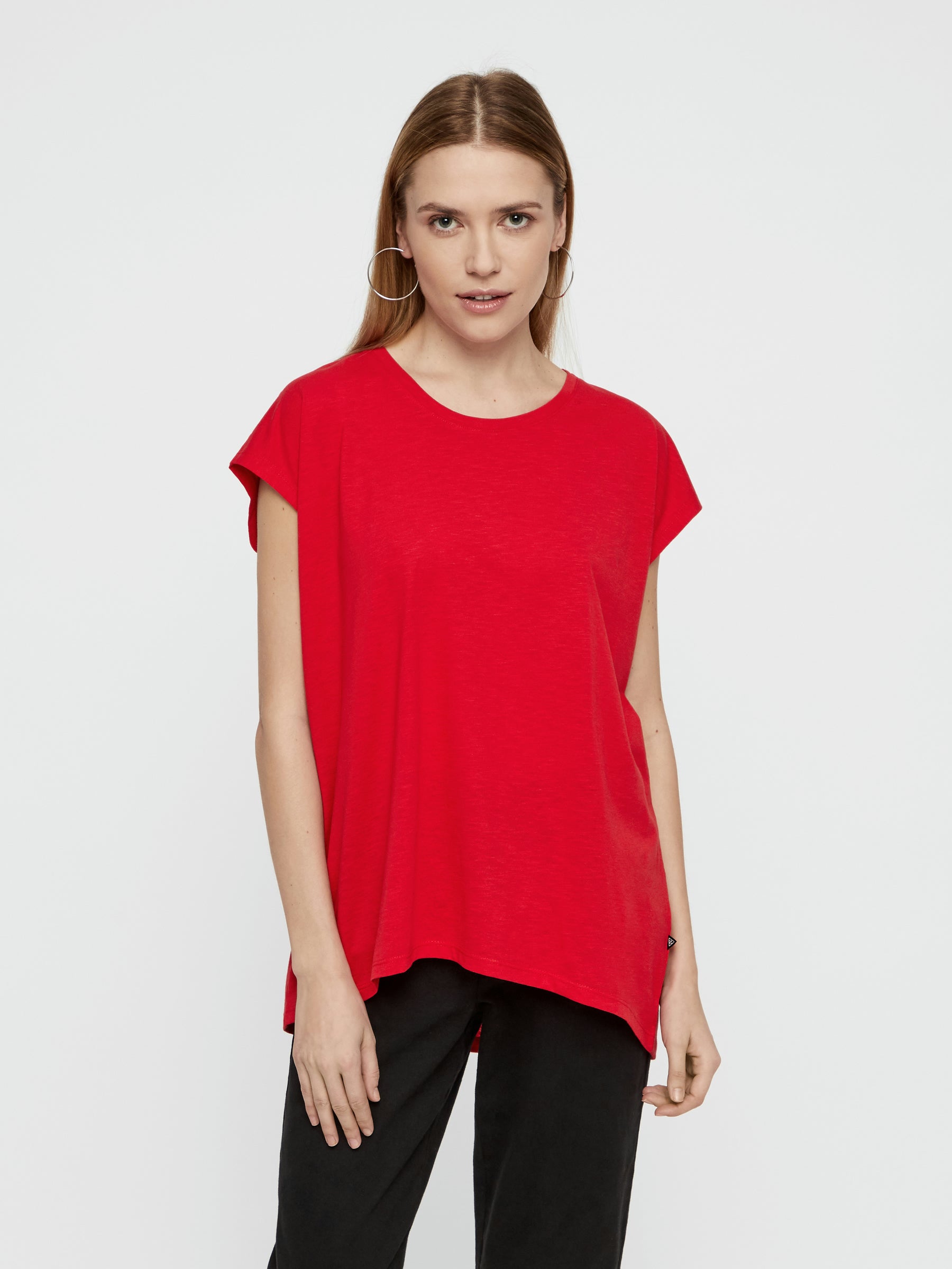 noisy-may-oversize-t-shirt-rundhals-loose-fit image 2
