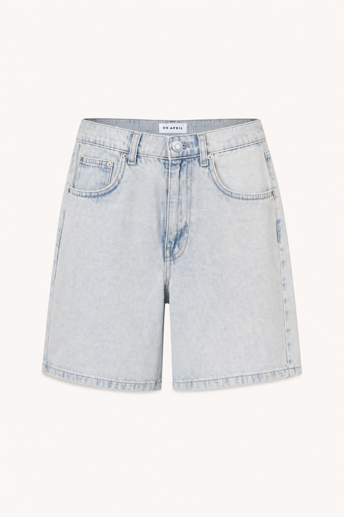 oh-april-mire-denim-shorts-shorts-hellblau-baumwolle image 2