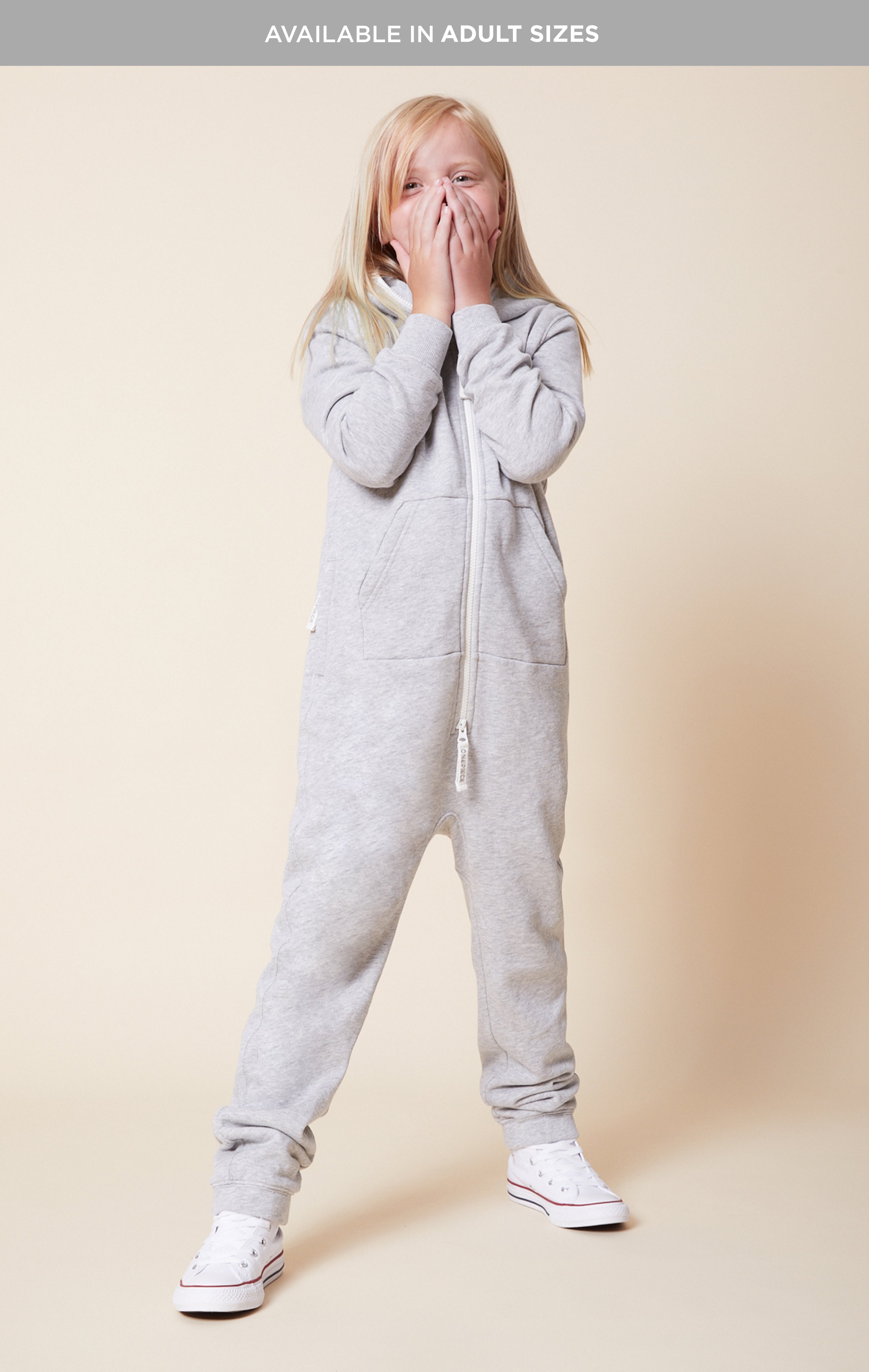 onepiece-original-kids-onesie-2-0-grau-melange image 2