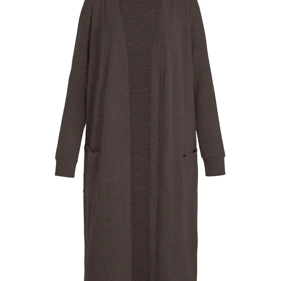 noisy-may-langer-cardigan-strickjacke-offen-mit-taschen-6 image 1