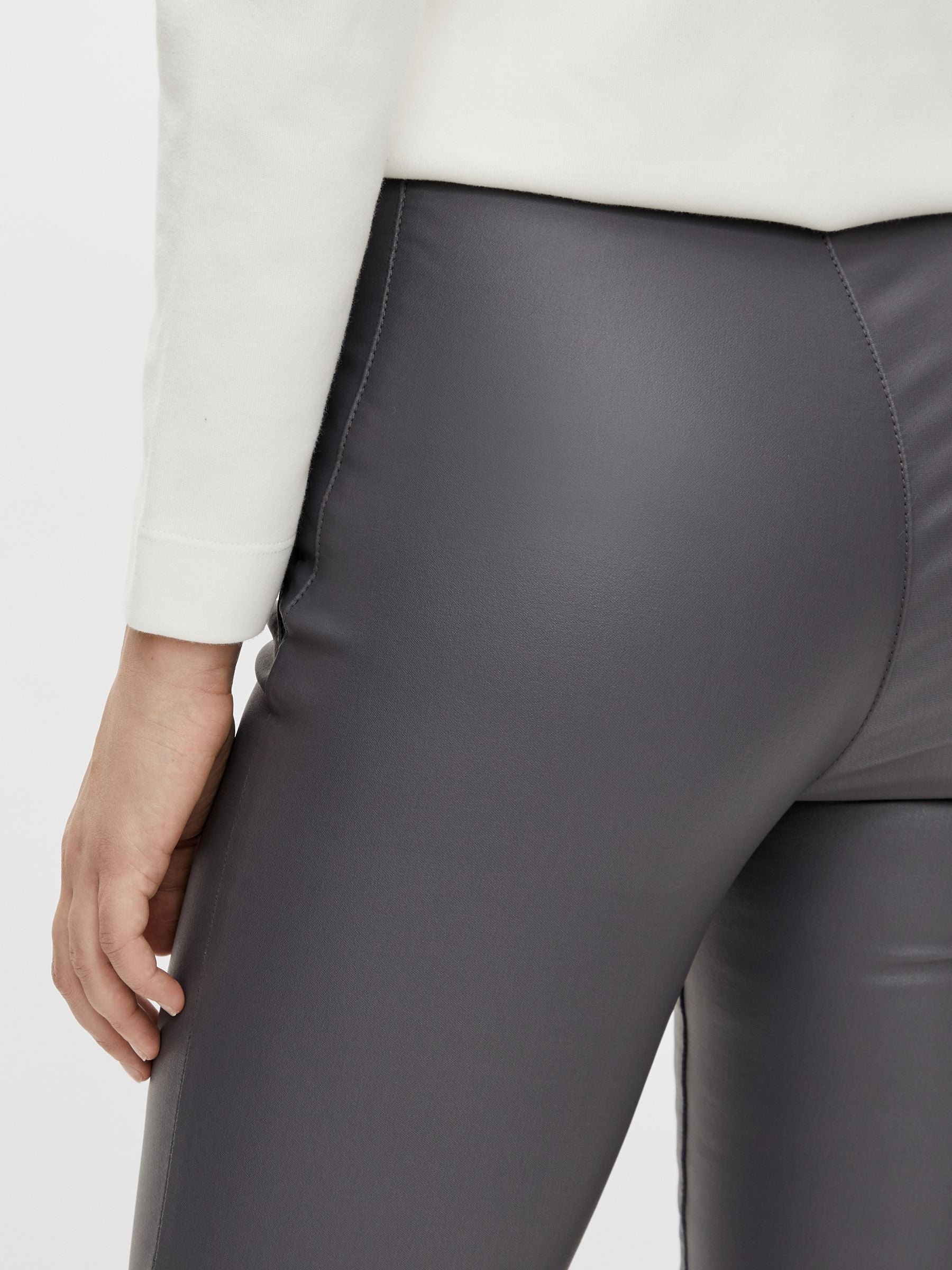 object-leggingsit-leggings-coated-schwarz-glitzer-slim-fit image 5