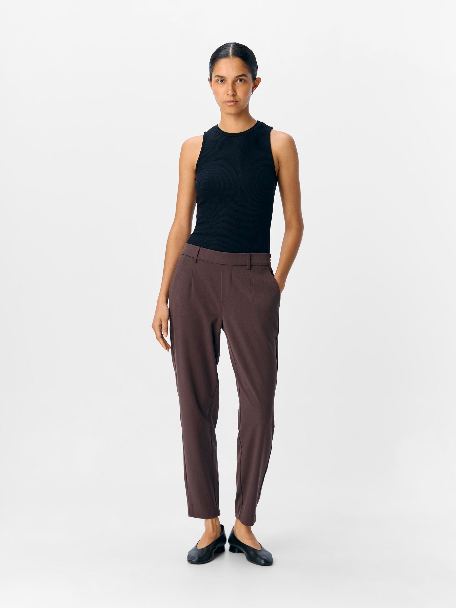 object-objlisa-bundfaltenhose-cropped-slim-fit-stretch image 4