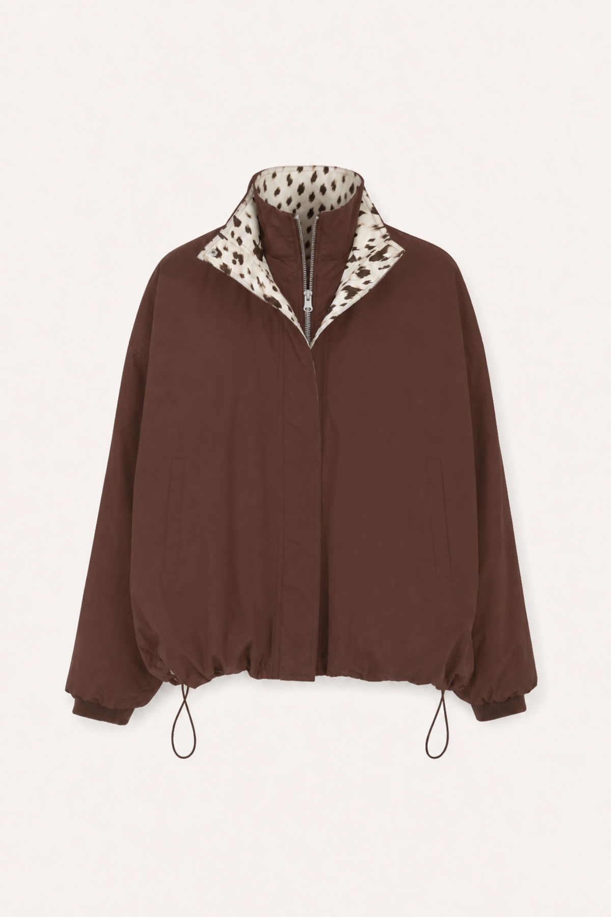 oh-april-amine-reversible-jacket-dark-brown-cow image 6