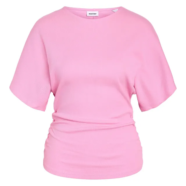 noisy-may-abbi-t-shirt-damen-bio-baumwolle-raffung image 1