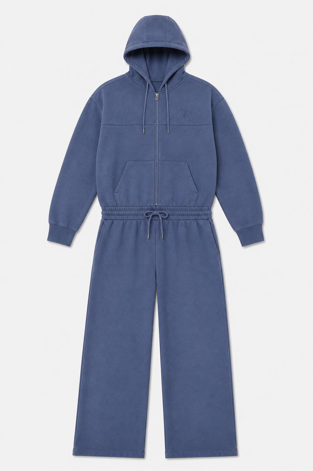 onepiece-original-onesie-loose-fit-jumpsuit-mid-blue image 2