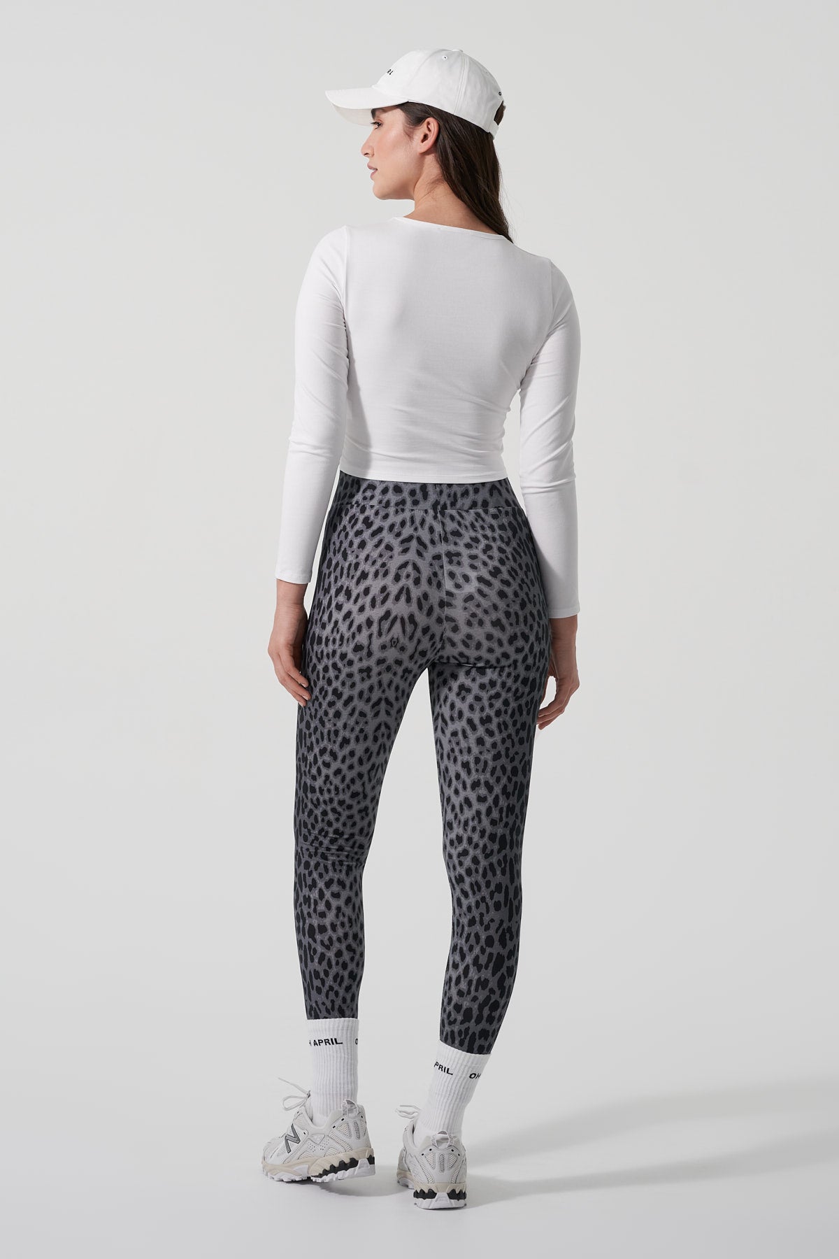 oh-april-rita-leggings-leo-grey-hose-grau-baumwolle image 5