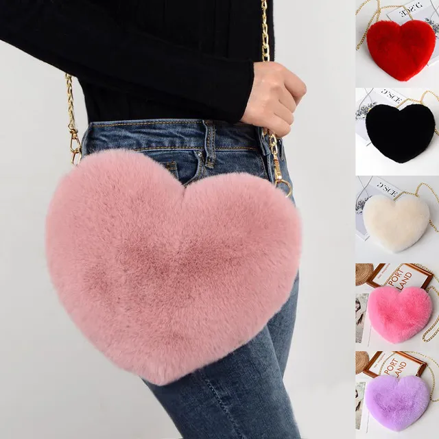 arys-plush-heart-bag-pl-schtasche-schwarz-mit-rei-verschluss image 1