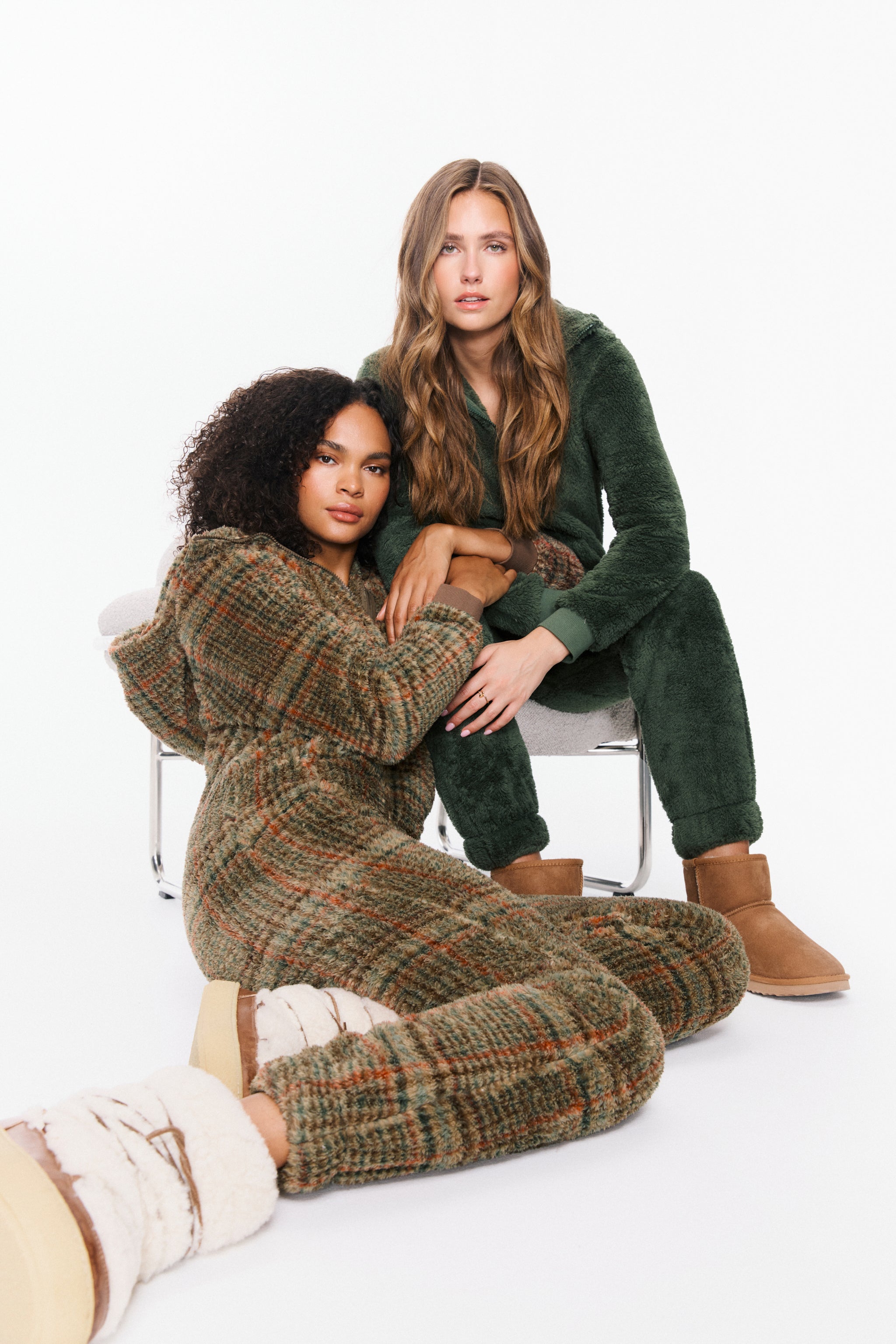 onepiece-puppy-jumpsuit-overall-braun-kariert-kuschelig image 7