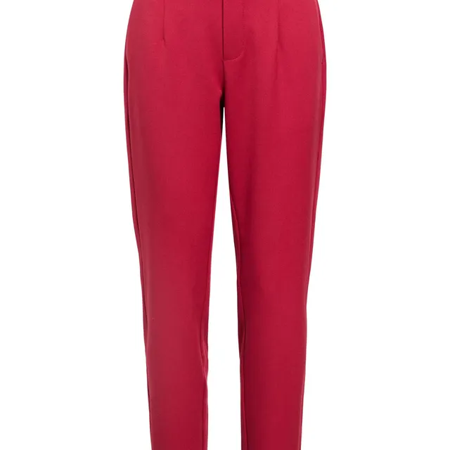 object-trousers-objlisa-stoffhose-slim-cropped-mid-waist image 1