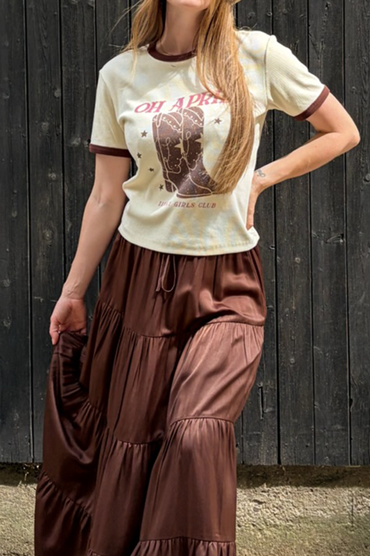 oh-april-boots-t-shirt-off-white-regular-fit image 2