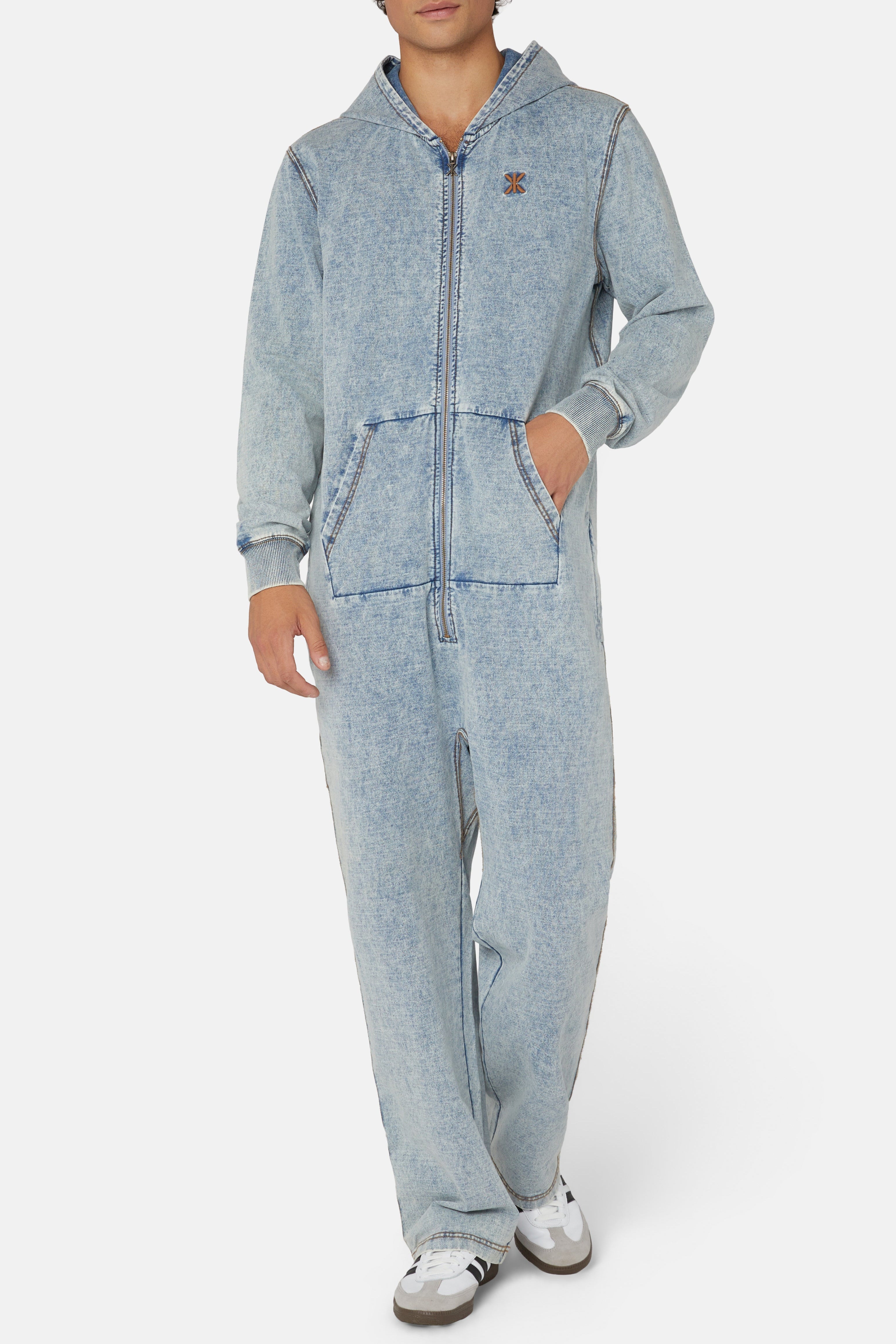 onepiece-denim-straight-stretch-jumpsuit-blau-jeans-overall image 6