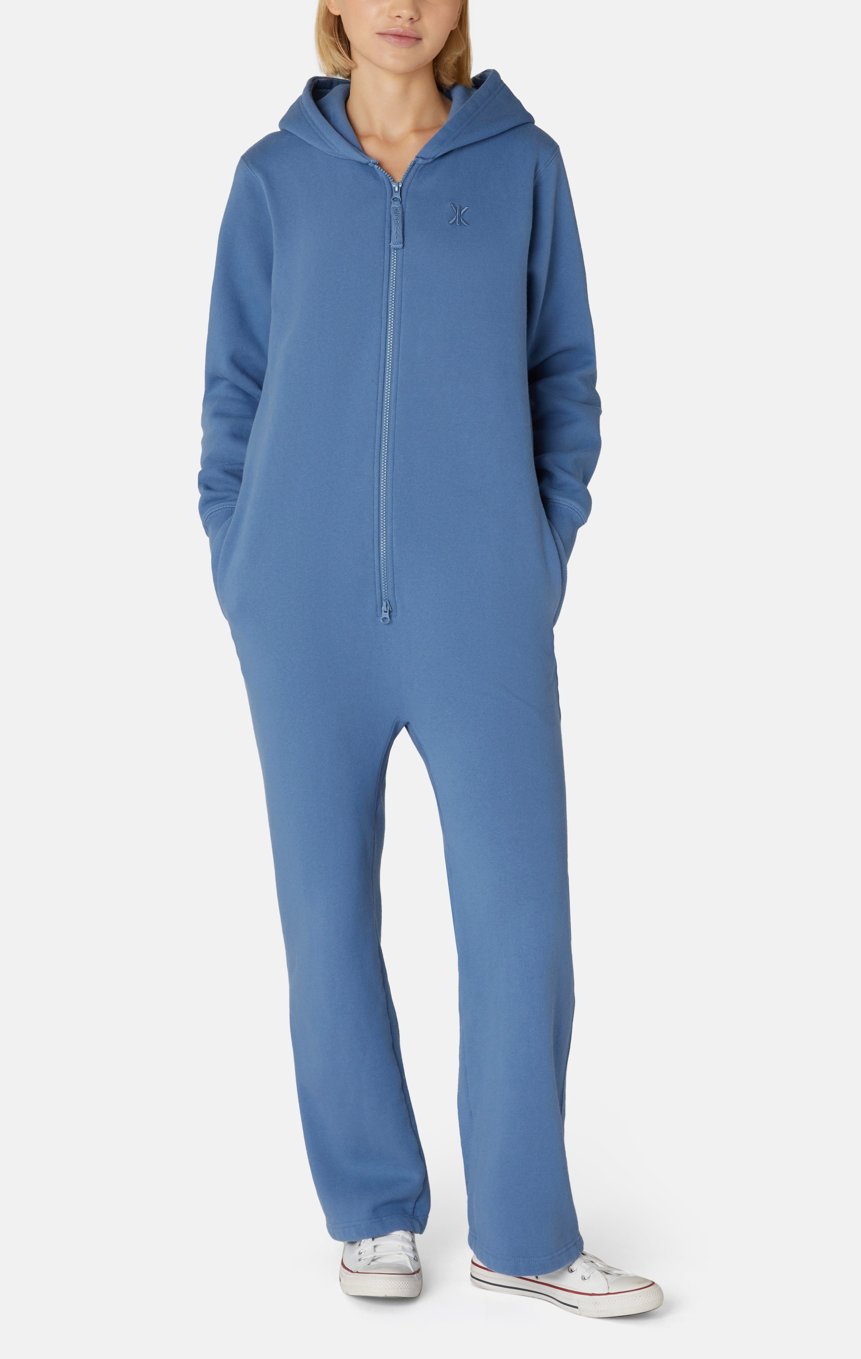 onepiece-straight-leg-jogger-jumpsuit-damen-overall-mid-blue image 2