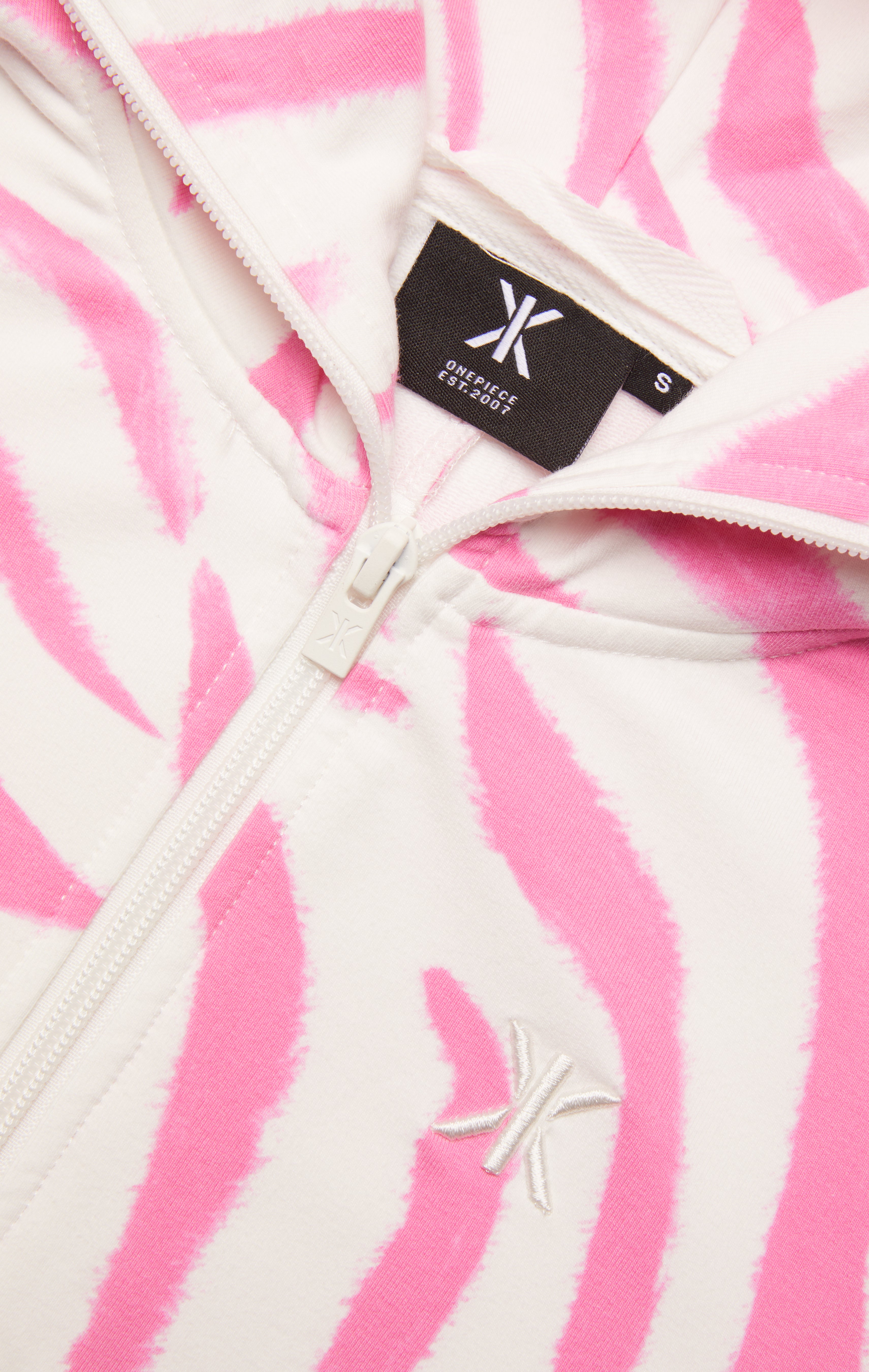 onepiece-zebra-fitted-short-jumpsuit-jumpsuit-pink-zebra image 2