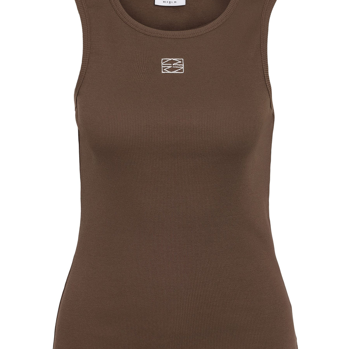 noisy-may-tank-top-u-ausschnitt-slim-fit-ripp-stretch image 1
