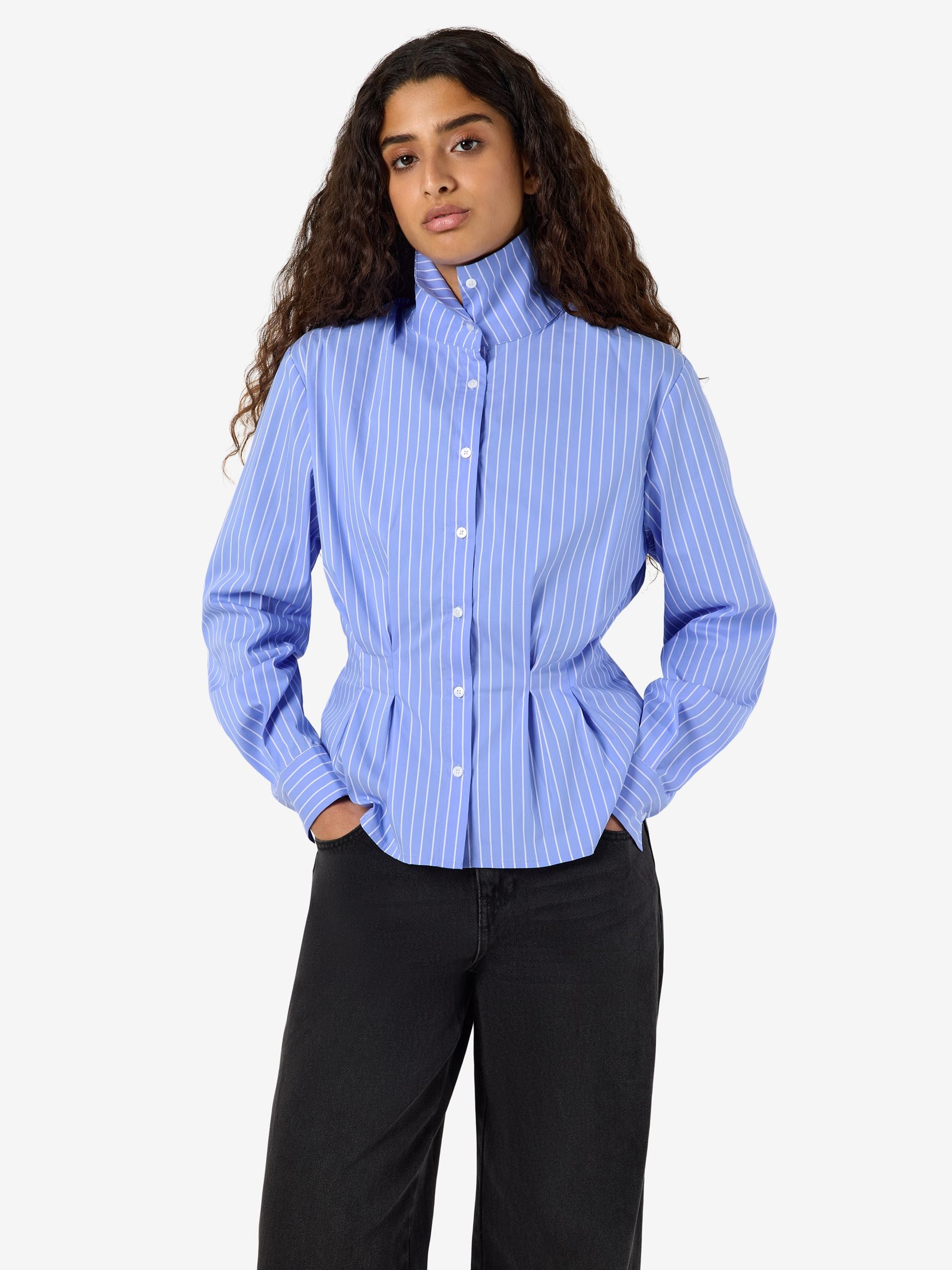 noisy-may-bluse-langarm-nadelstreifen-slim-fit-2 image 7