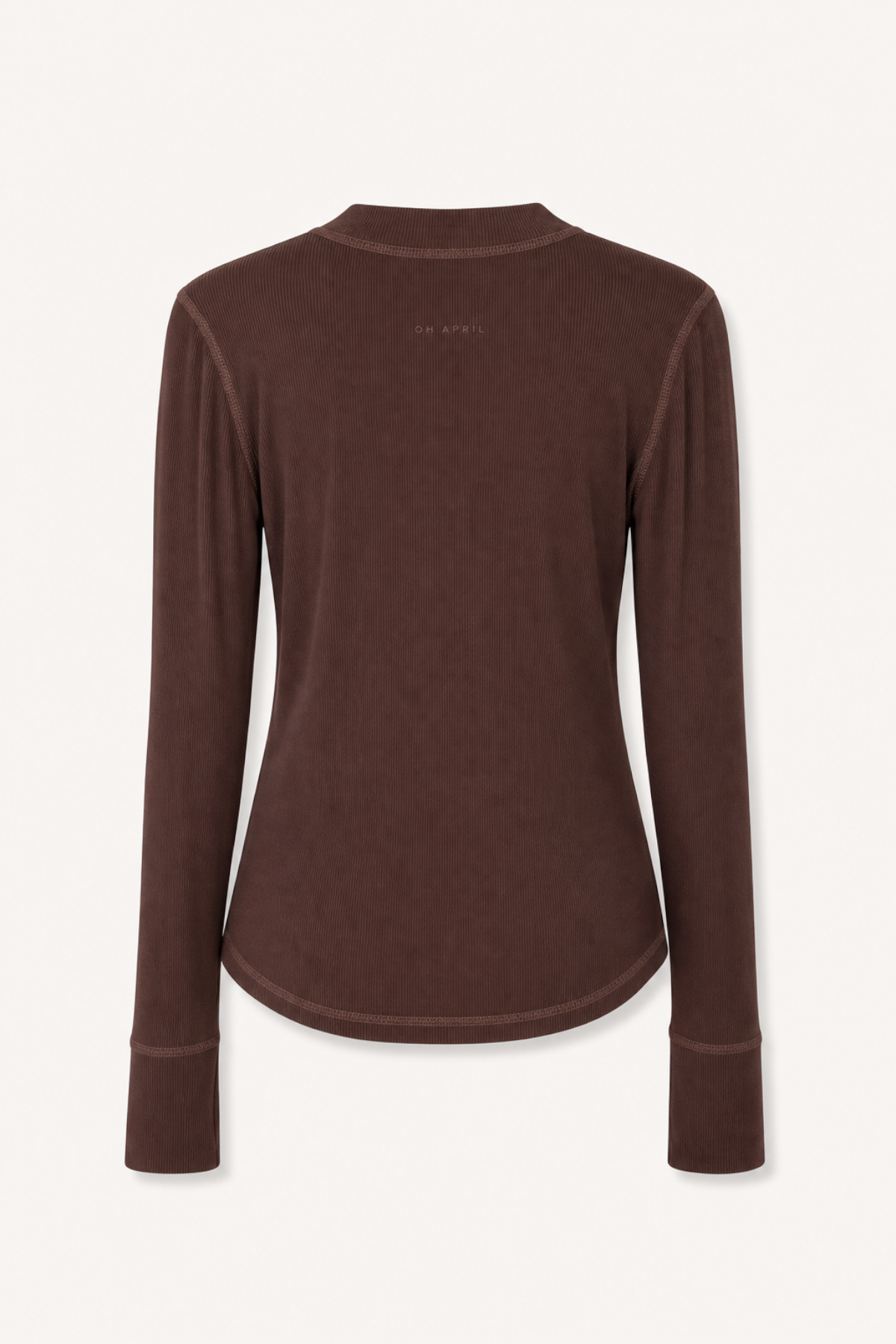 oh-april-maris-slim-fit-longsleeve-dark-brown-modal image 6