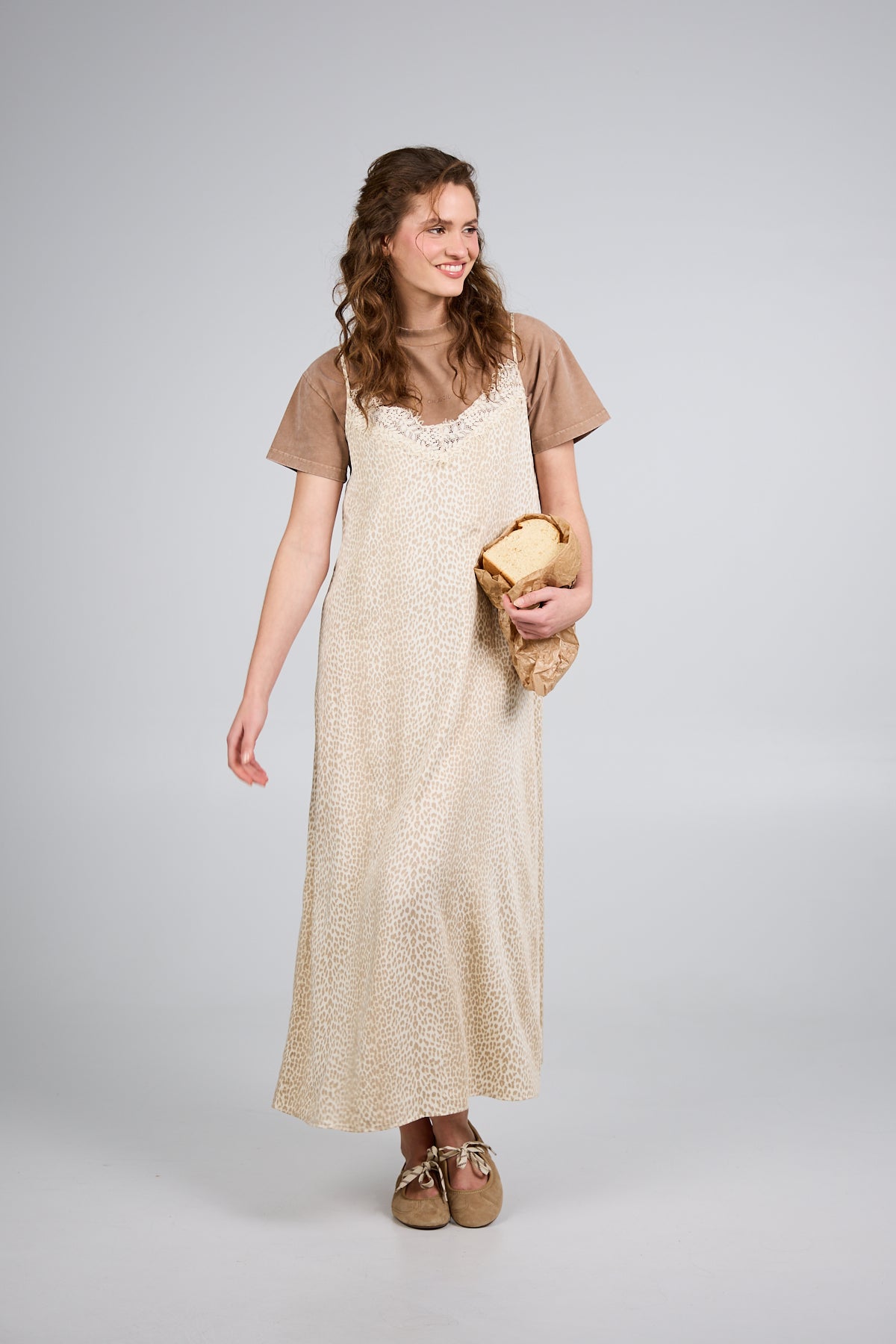oh-april-alma-a-line-dress-kleid-micro-leo-beige-a-linie image 1
