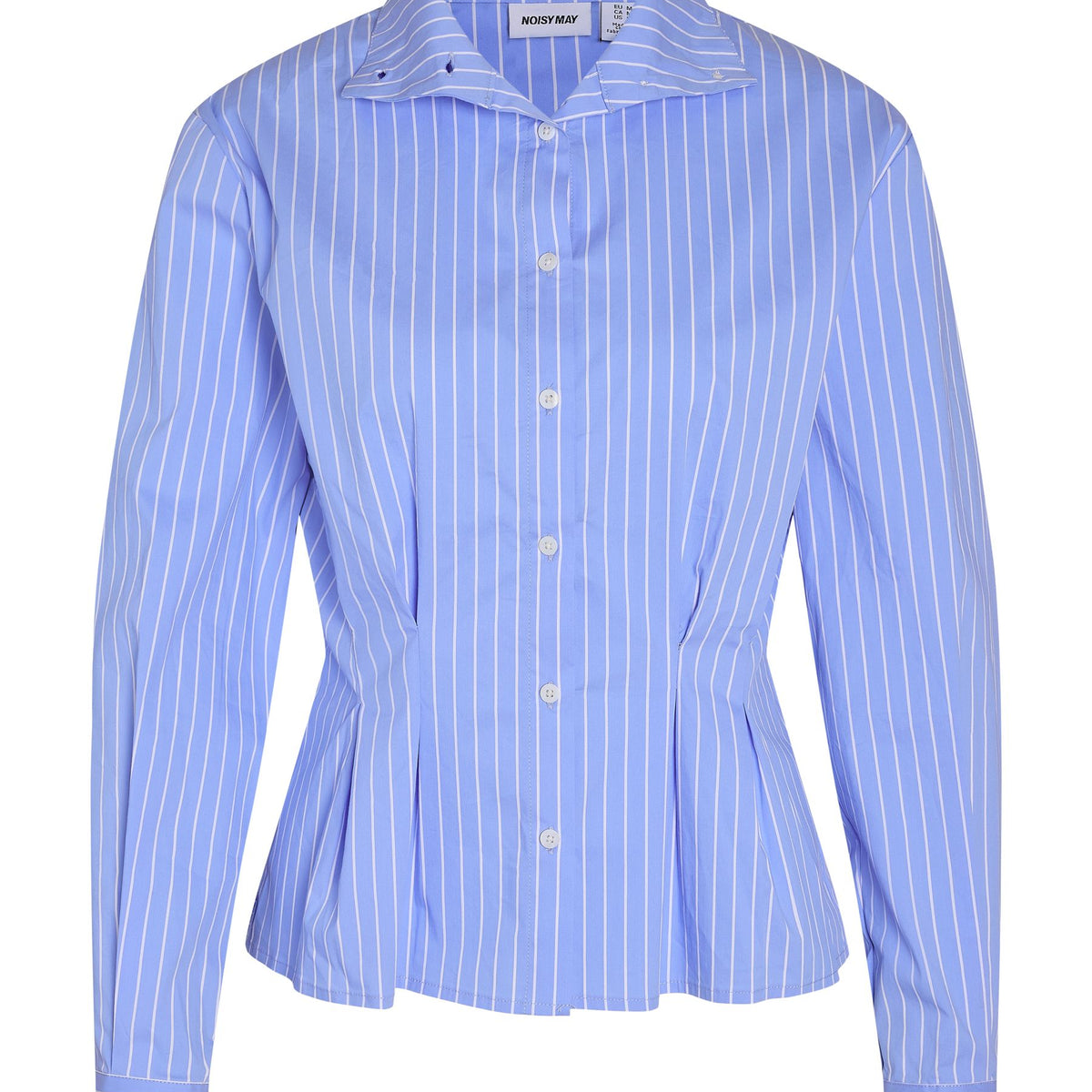noisy-may-bluse-langarm-nadelstreifen-slim-fit image 1