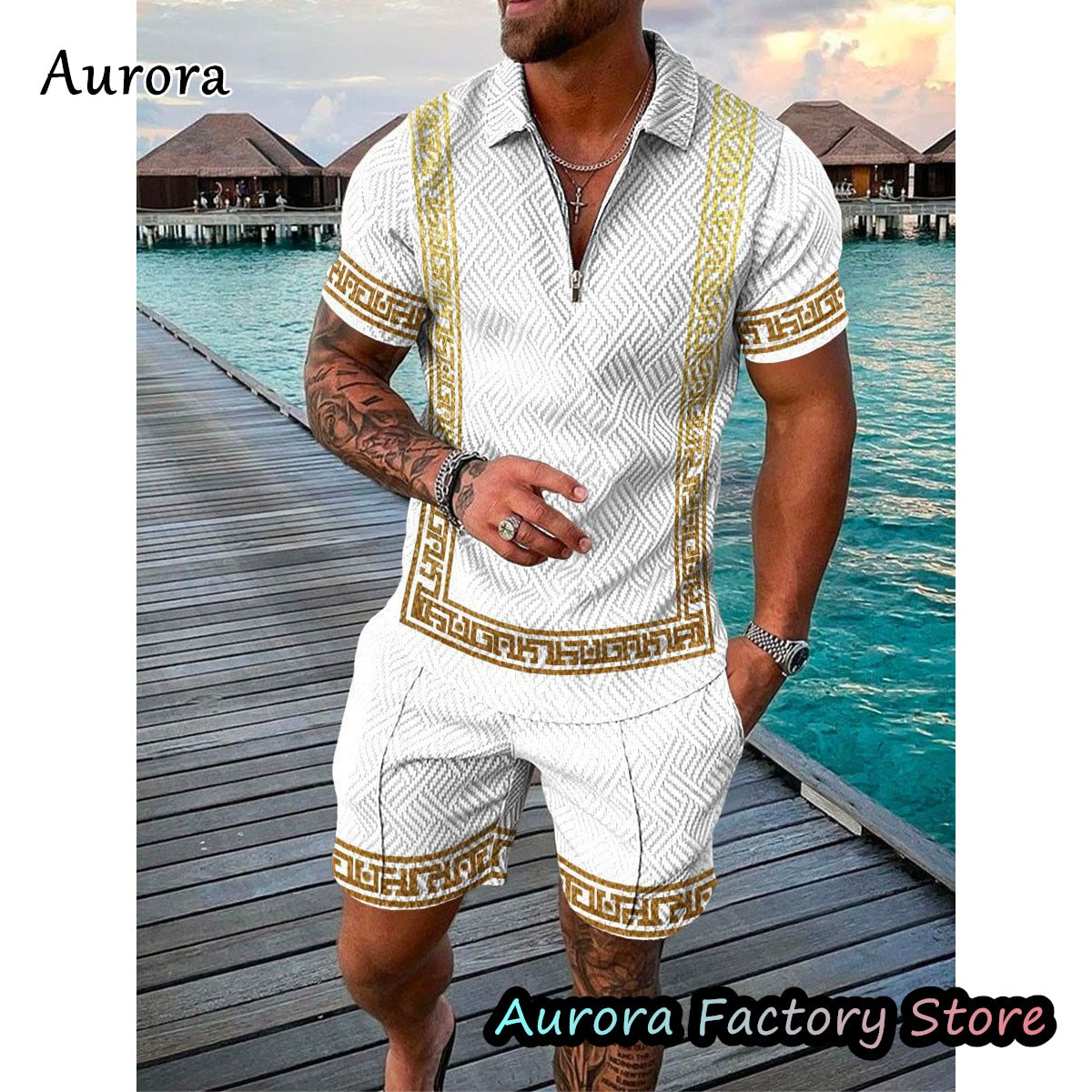 arys-polo-set-herren-poloshirt-shorts-set-polo-set-1 image 1
