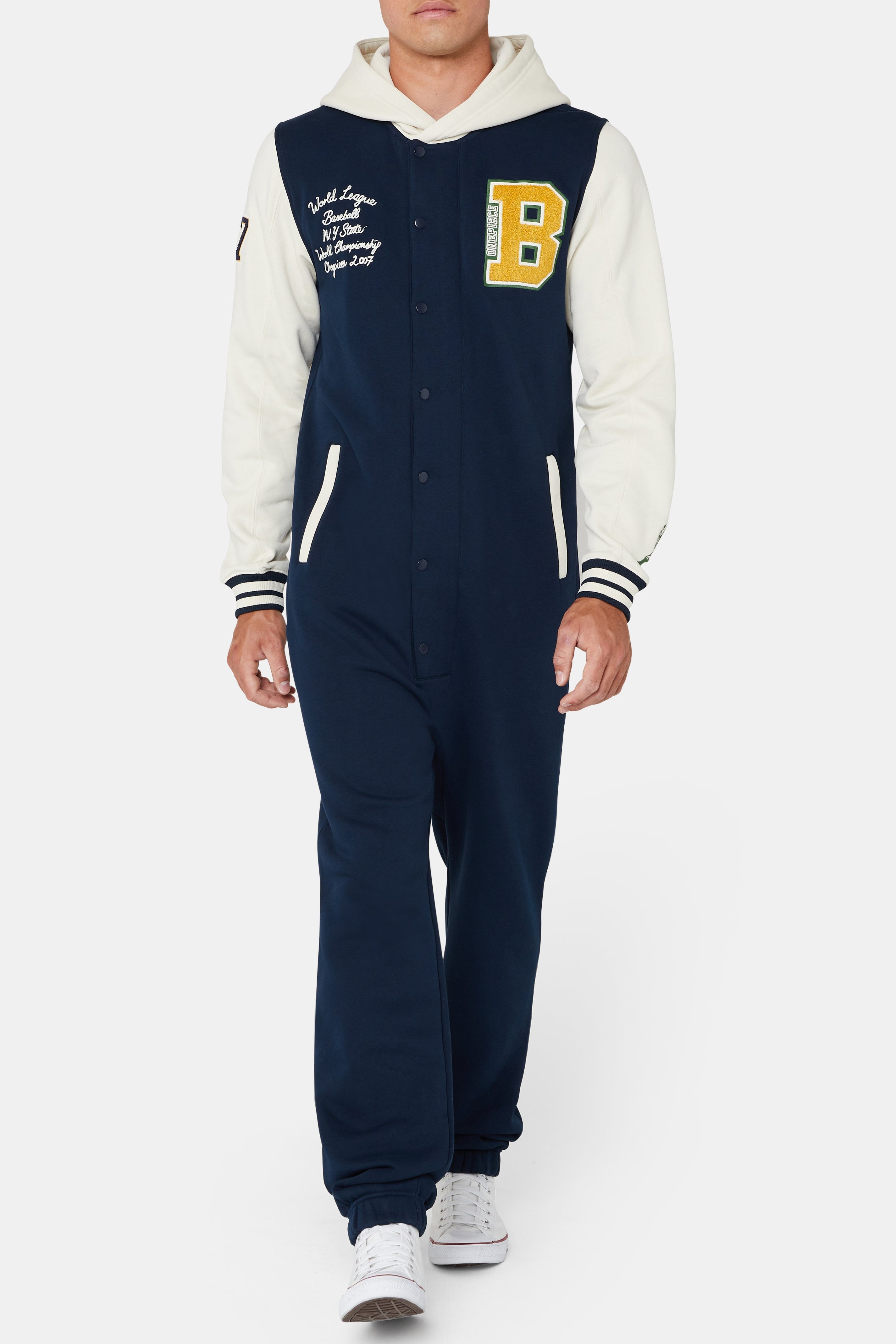 onepiece-university-jumpsuit-navy-blau-patches image 7