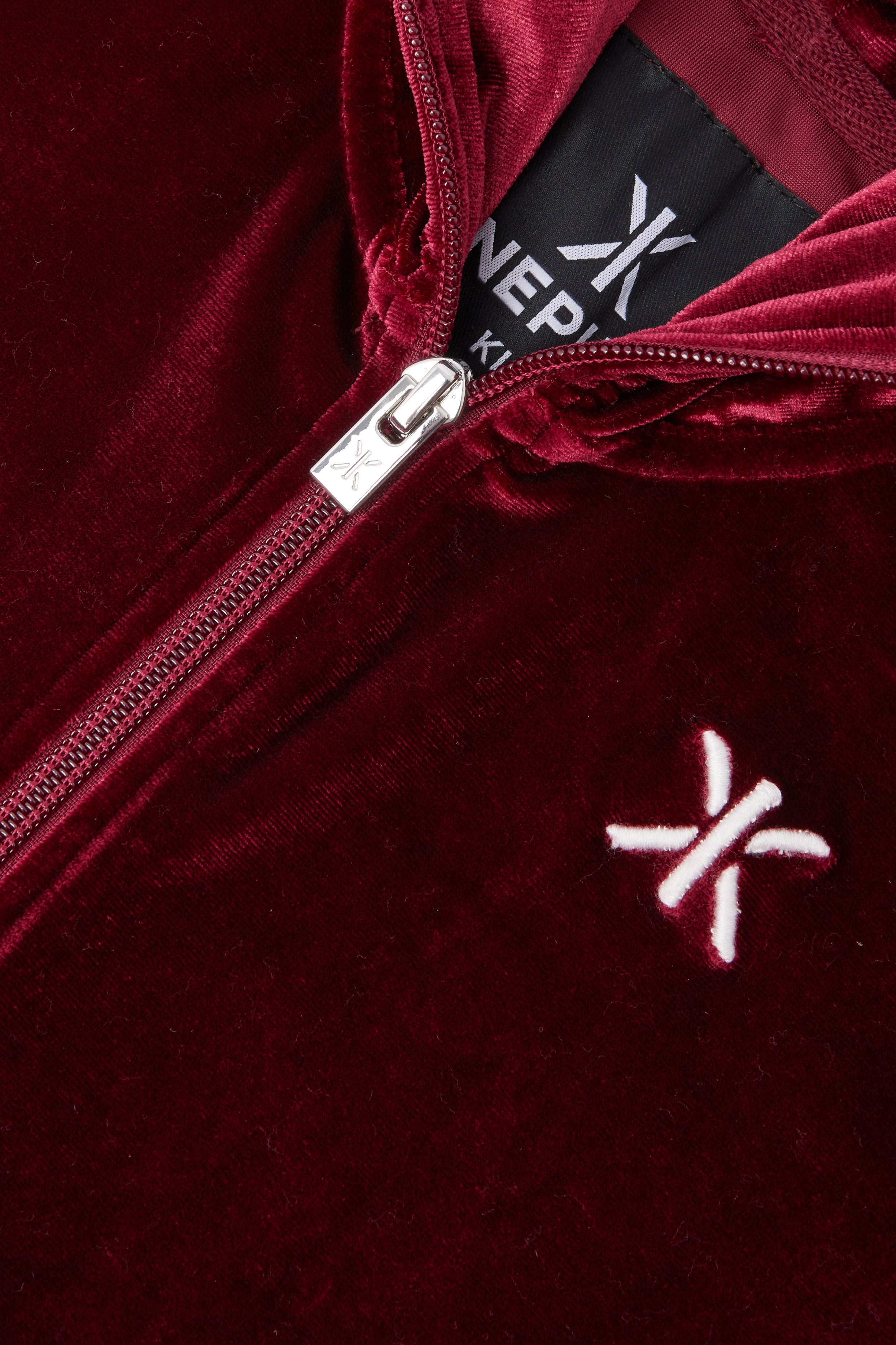 onepiece-original-velour-kids-jumpsuit-kinder-rot-velour image 7