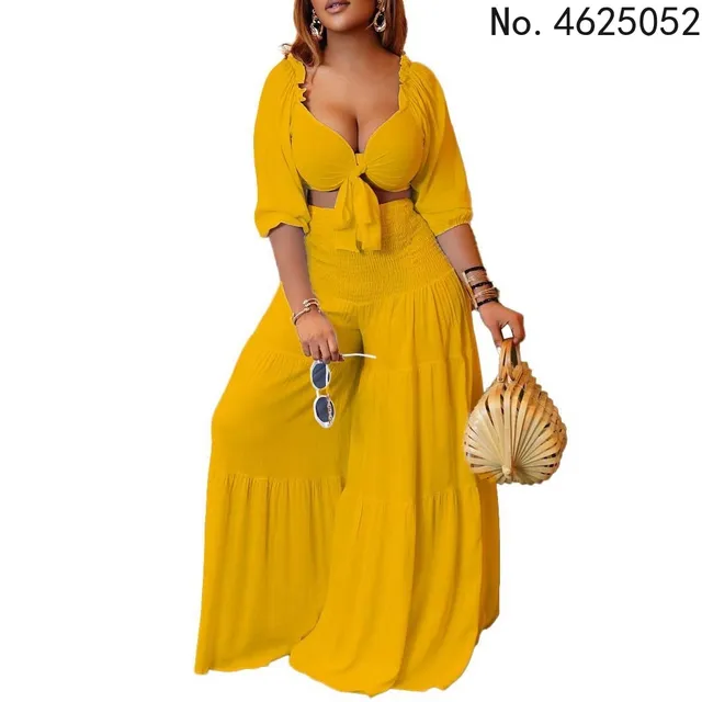 arys-vacay-me-leinen-set-wei-top-hose-sommer image 1