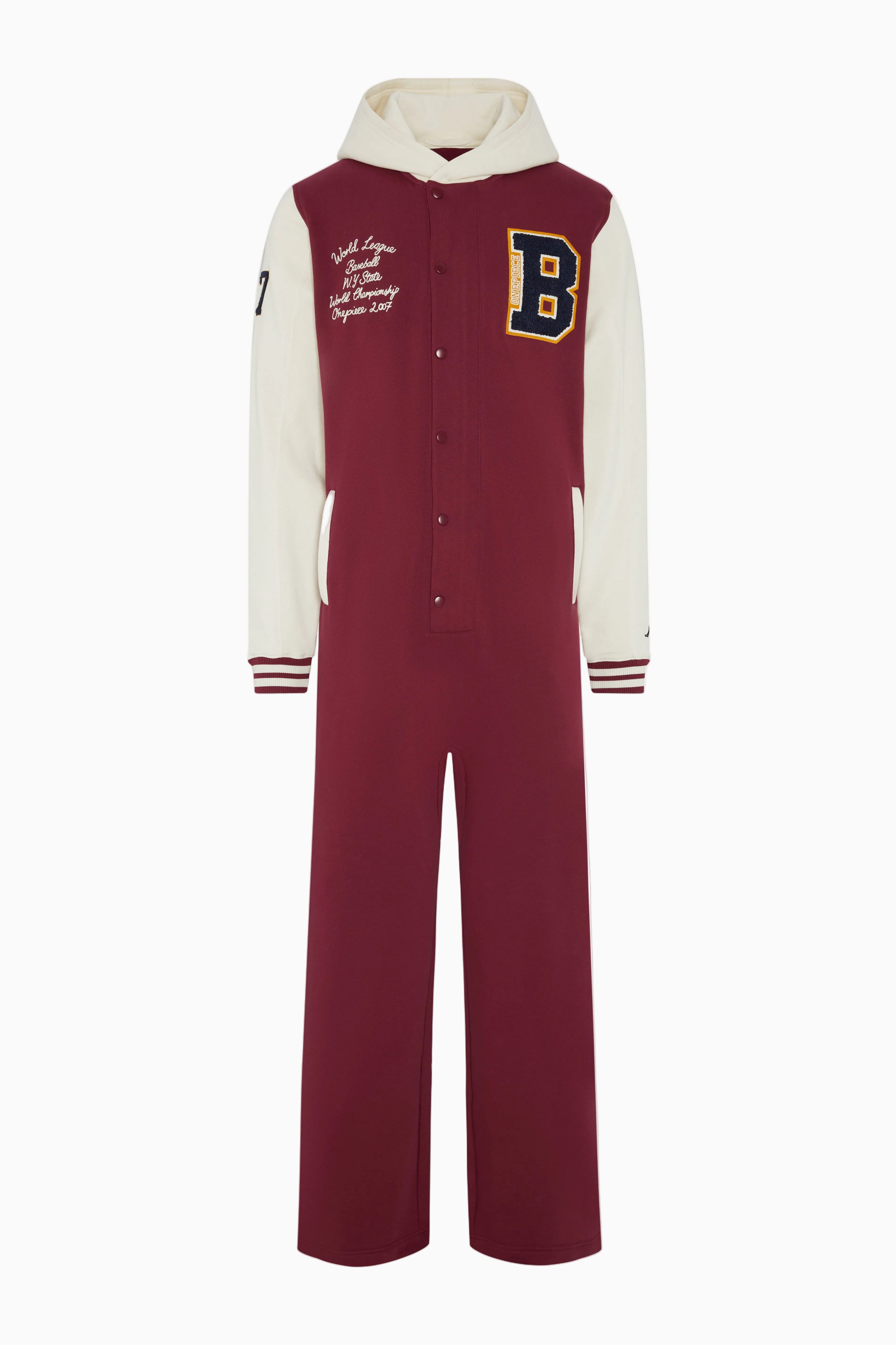 onepiece-university-jumpsuit-red-damen-overall-rot image 1