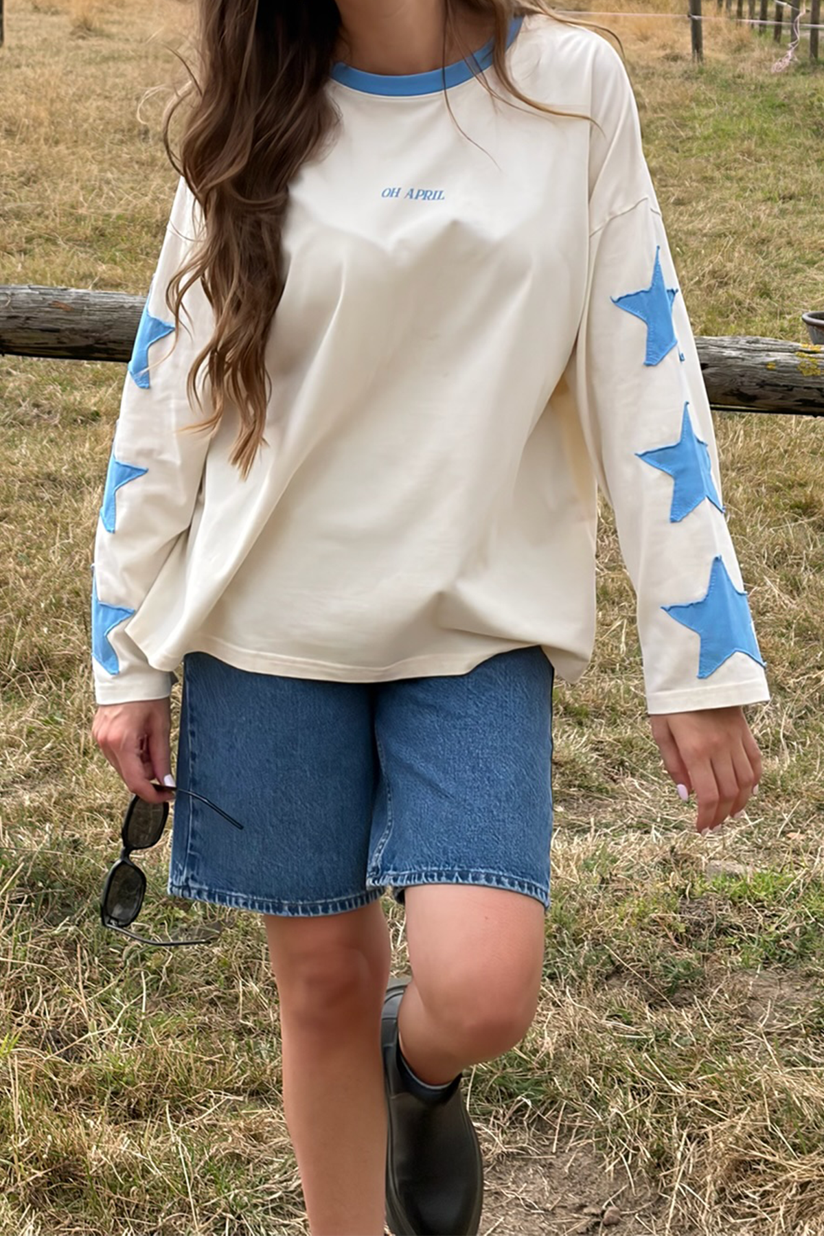 oh-april-venetia-stars-longsleeve-off-white-baumwolle image 2