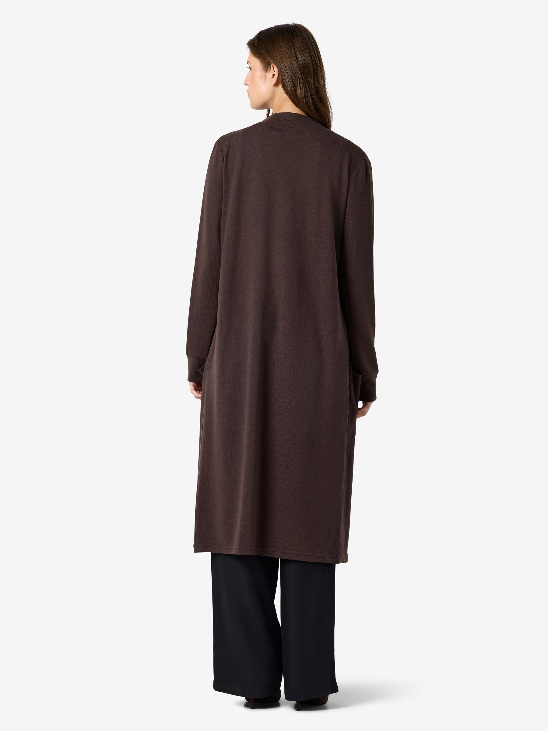 noisy-may-langer-cardigan-strickjacke-offen-mit-taschen-6 image 4