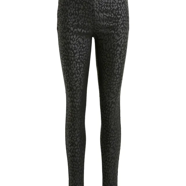 object-objbelle-legging-coated-glitzer-mid-waist image 1