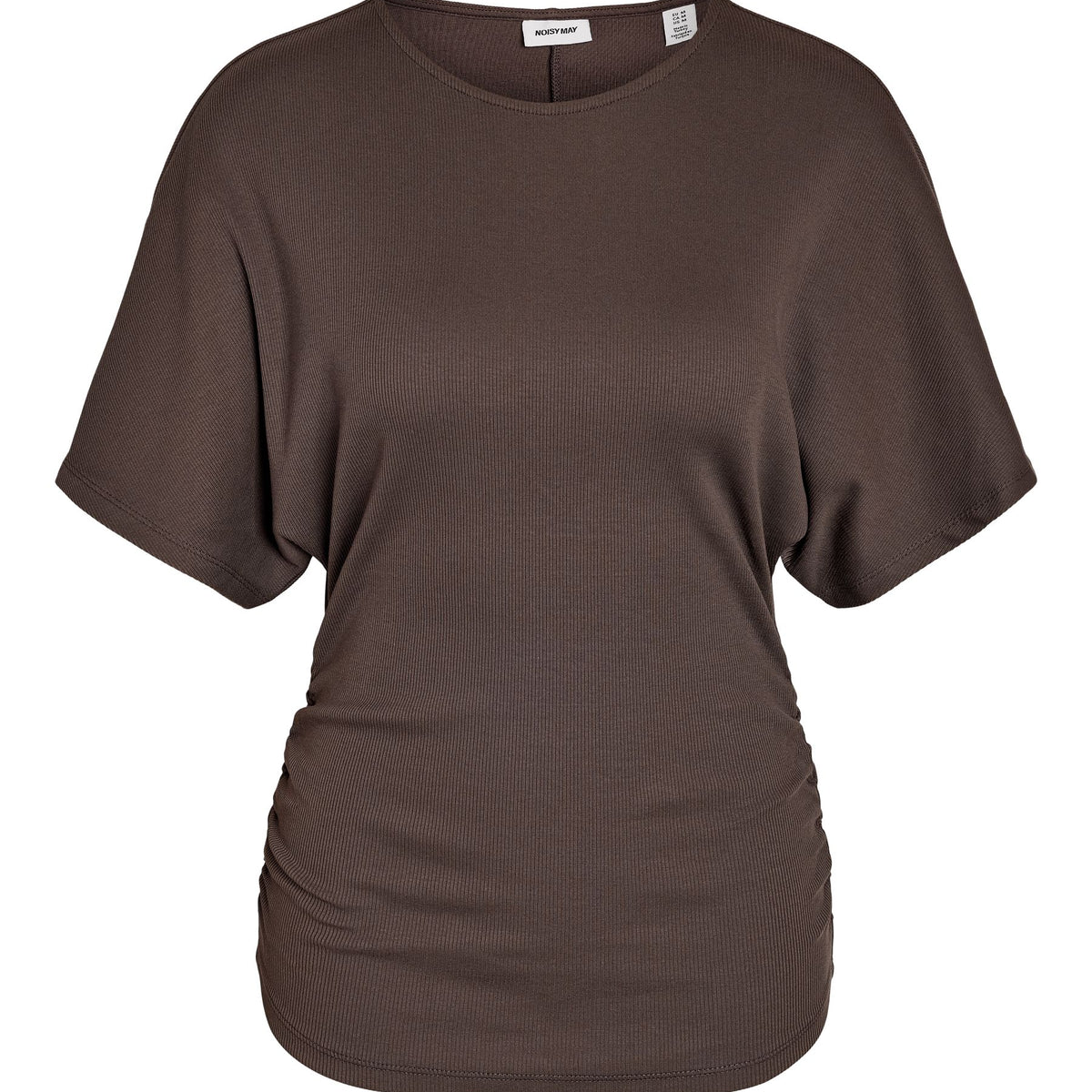 noisy-may-nmabbi-t-shirt-damen-bio-baumwolle-gerafft image 1