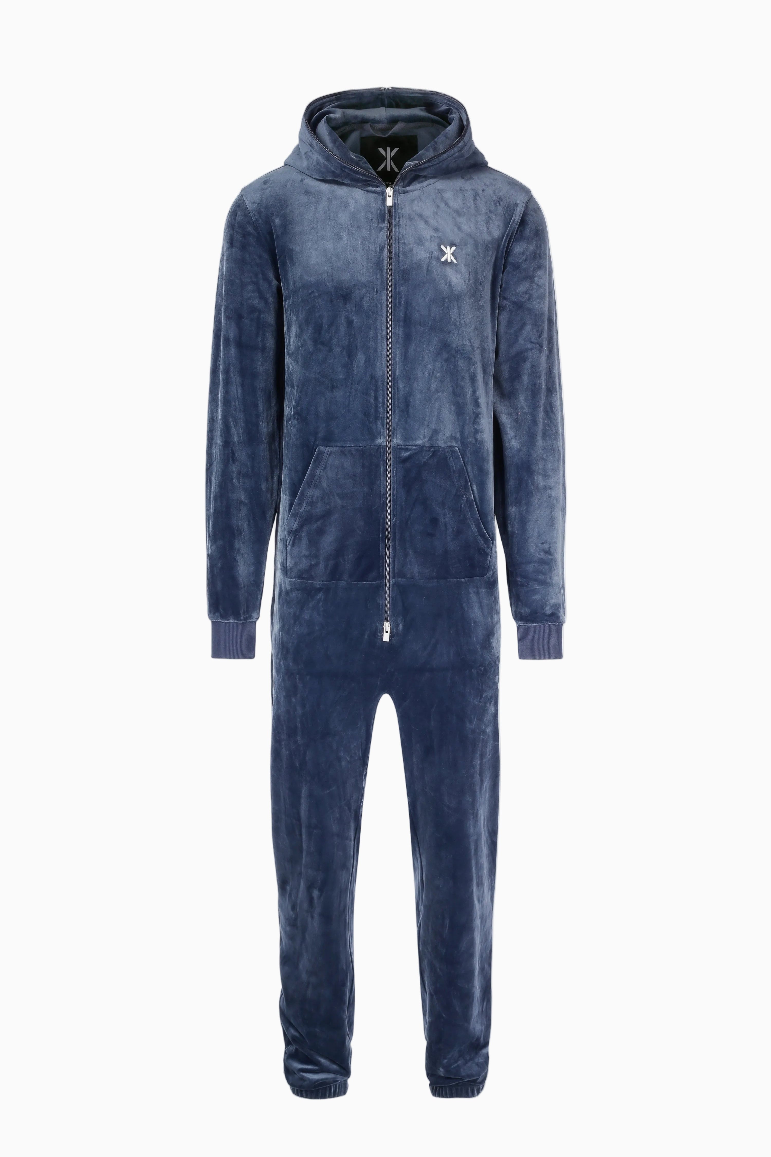onepiece-original-velvet-jumpsuit-samt-navy image 1