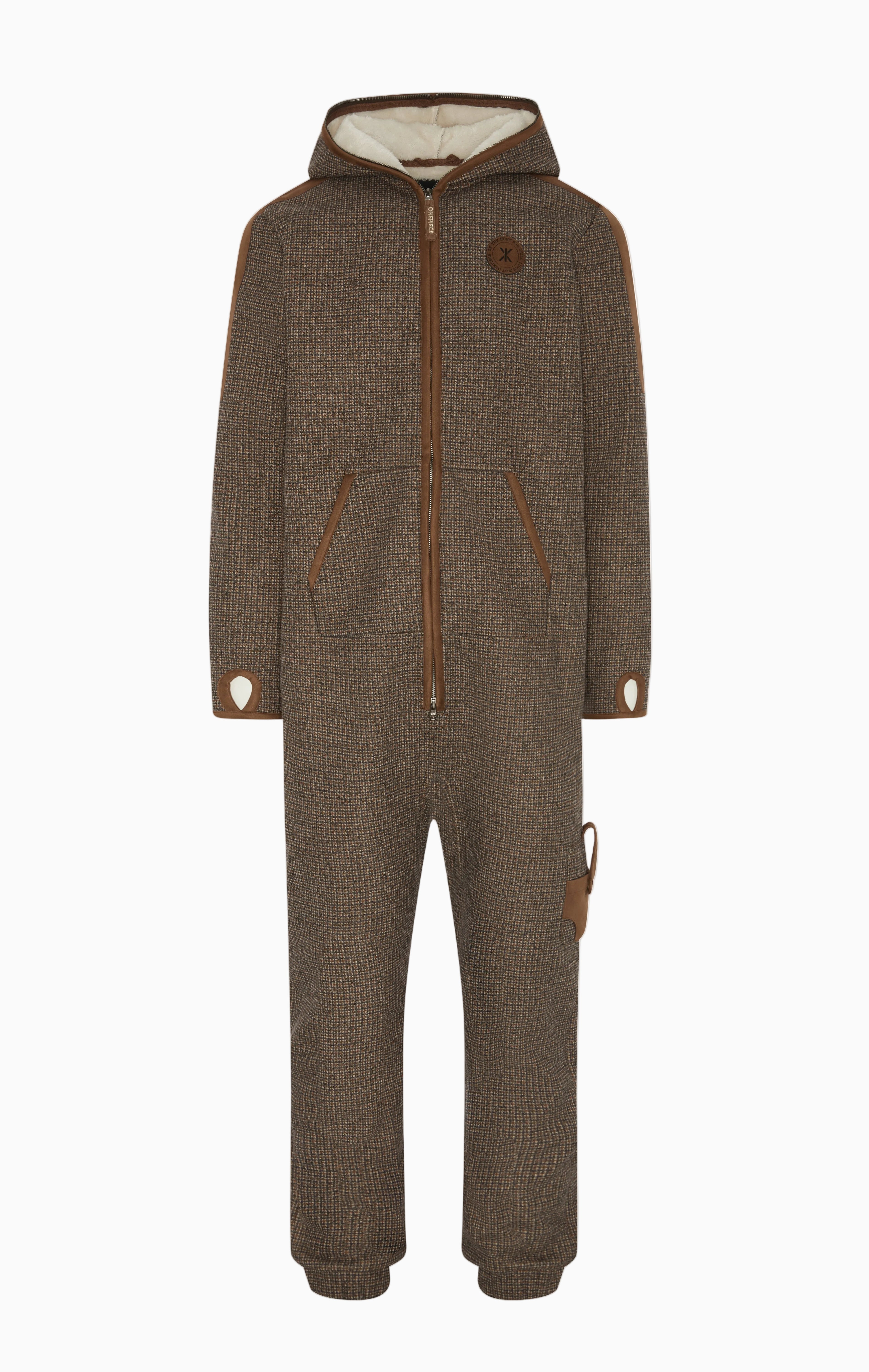 onepiece-good-chill-hunting-jumpsuit-braun-damen-overall image 1