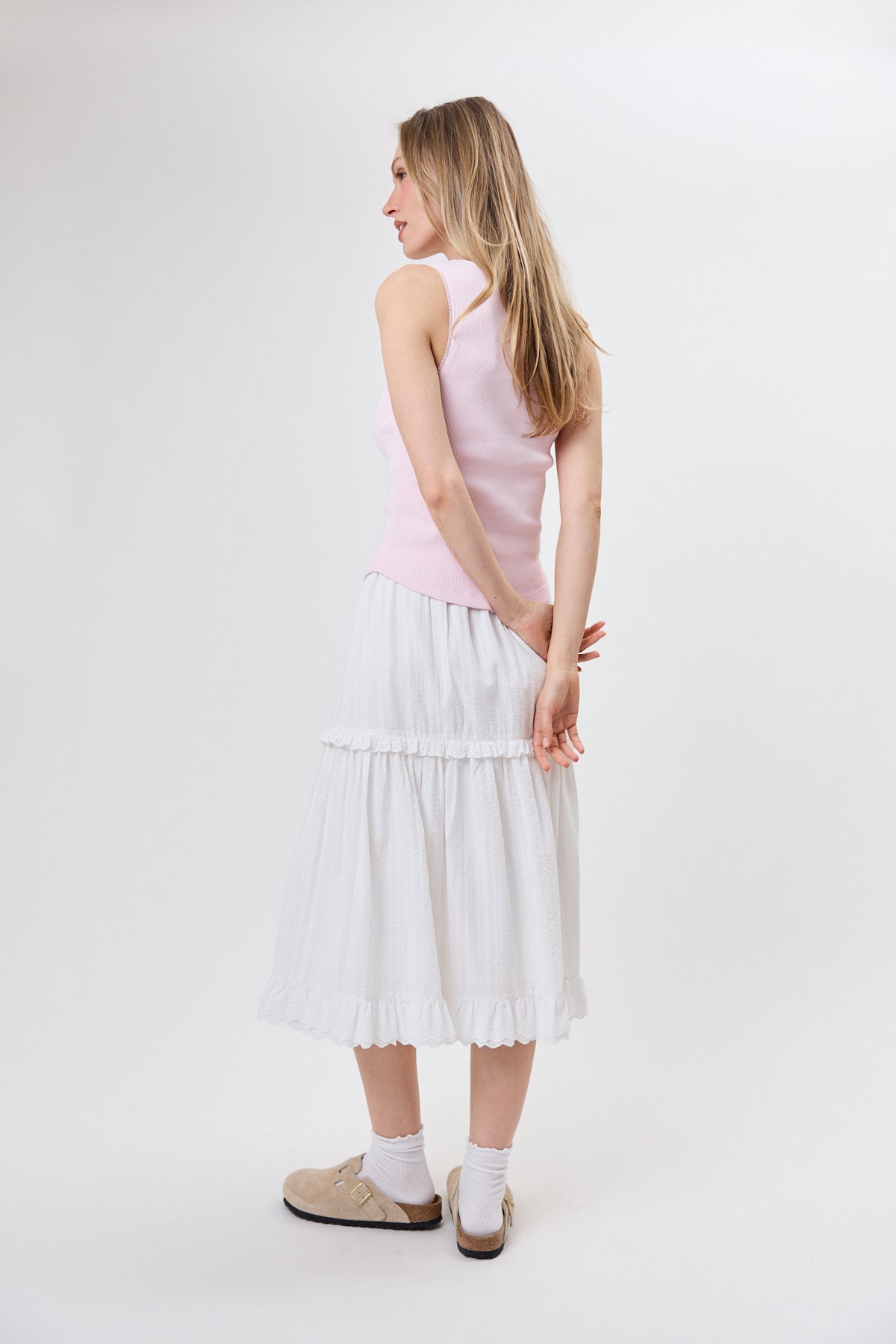 oh-april-christel-midi-skirt-midirock-wei-baumwolle-spitze image 7