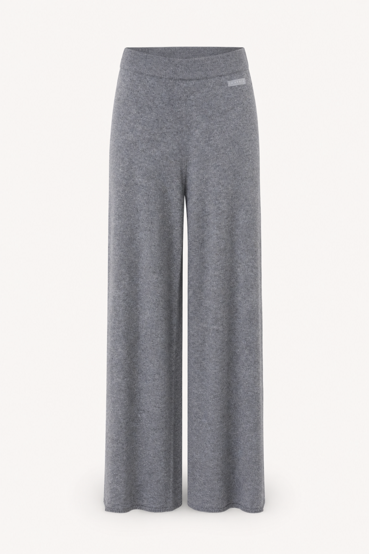 oh-april-wide-leg-strickhose-grey-melange-merino image 1