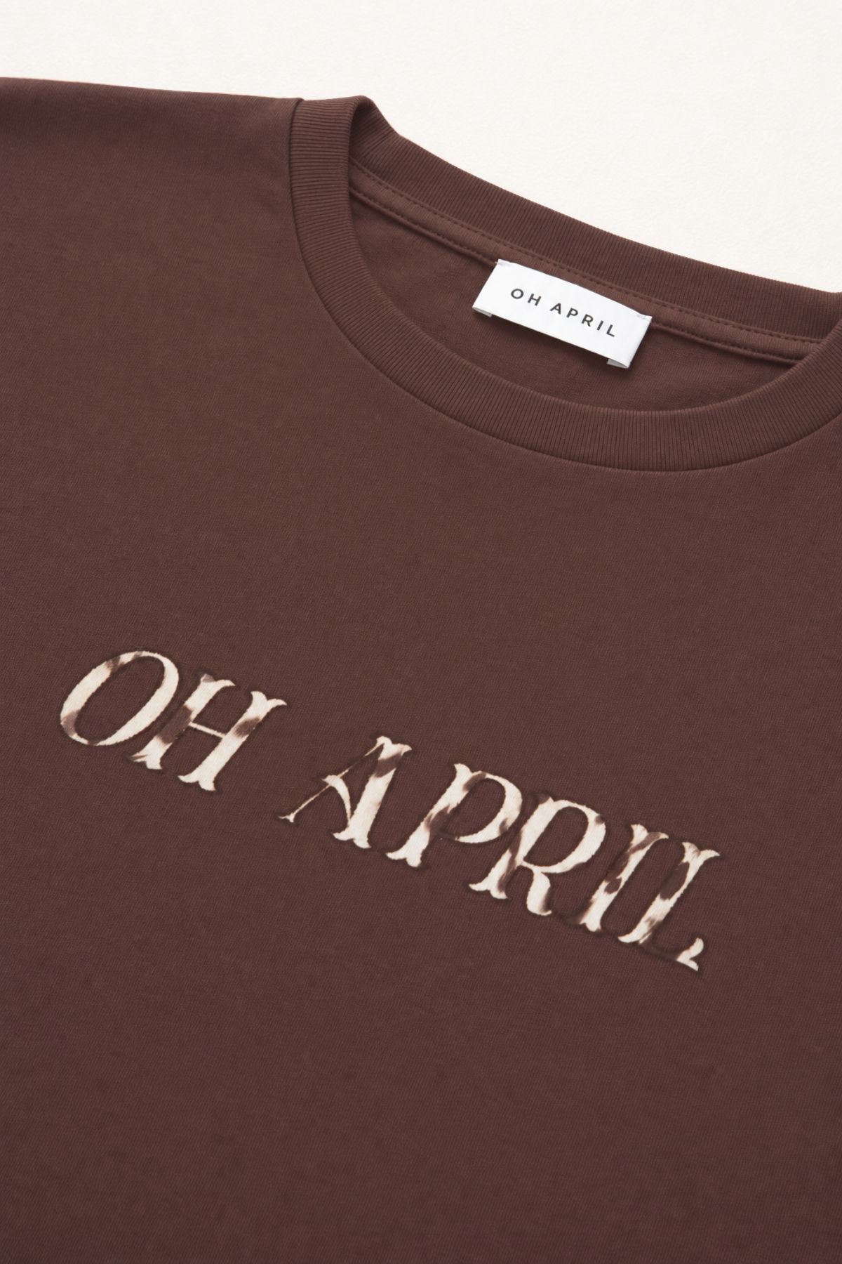 oh-april-bf-t-shirt-cow-dark-brown-baumwolle-oversized image 4