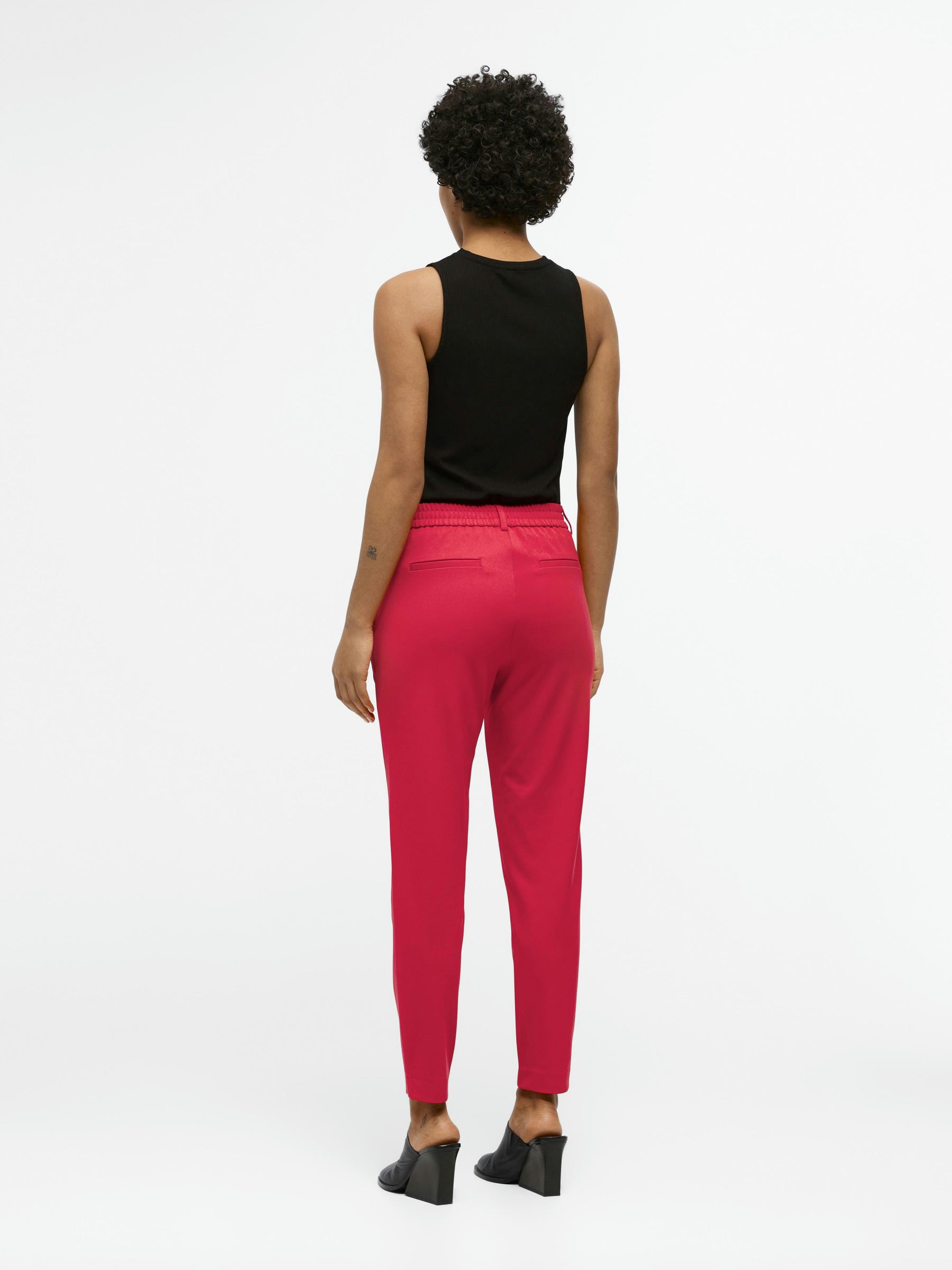 object-objlisa-hose-cropped-mid-waist-slim-fit-stretch image 4