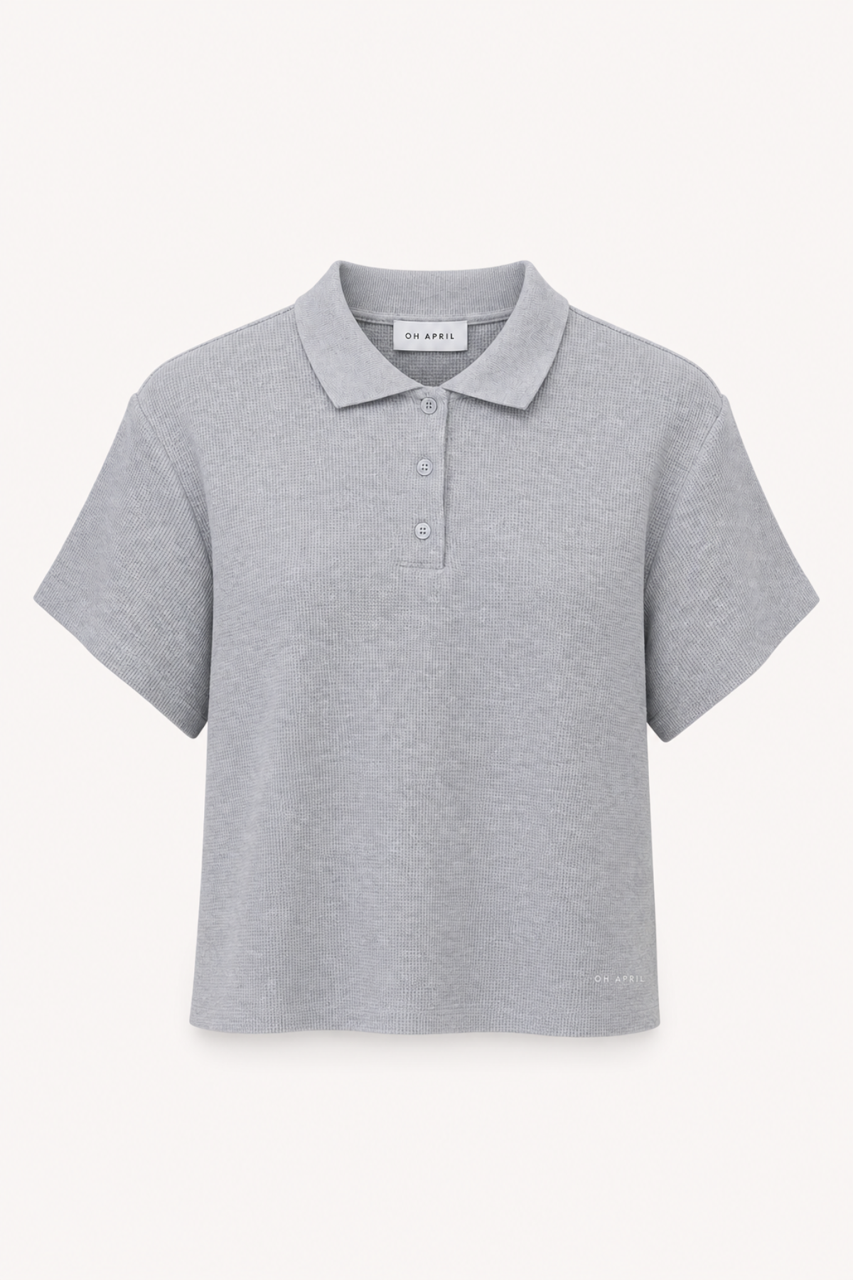 oh-april-noa-piqu-polo-shirt-grau-melange-regular-fit image 2