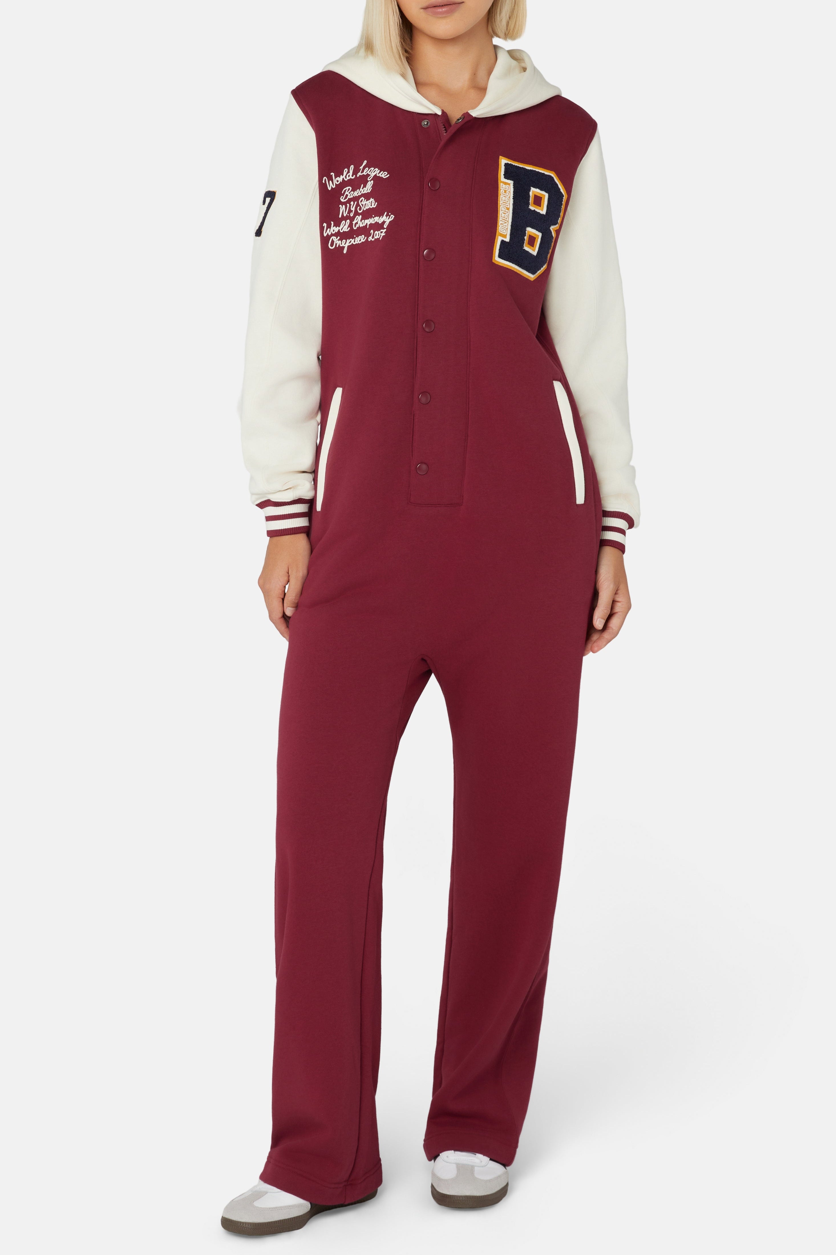 onepiece-university-jumpsuit-red-damen-overall-rot image 3