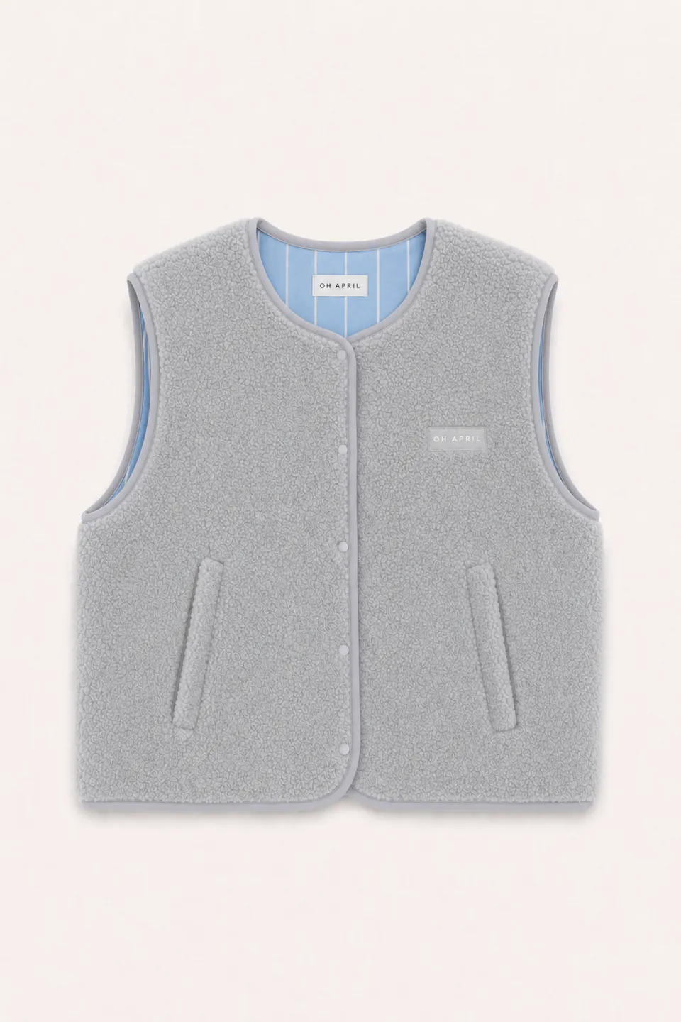 oh-april-magnolia-teddy-fleece-weste-grey-futter image 1