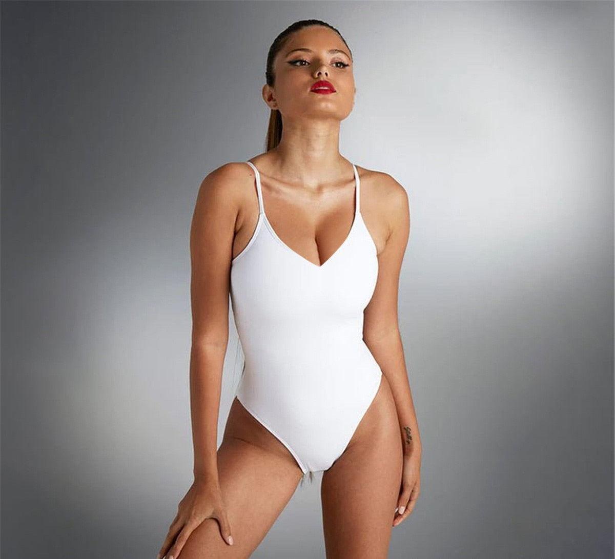arys-sculpting-badeanzug-damen-schwarz-m-v-neck image 5
