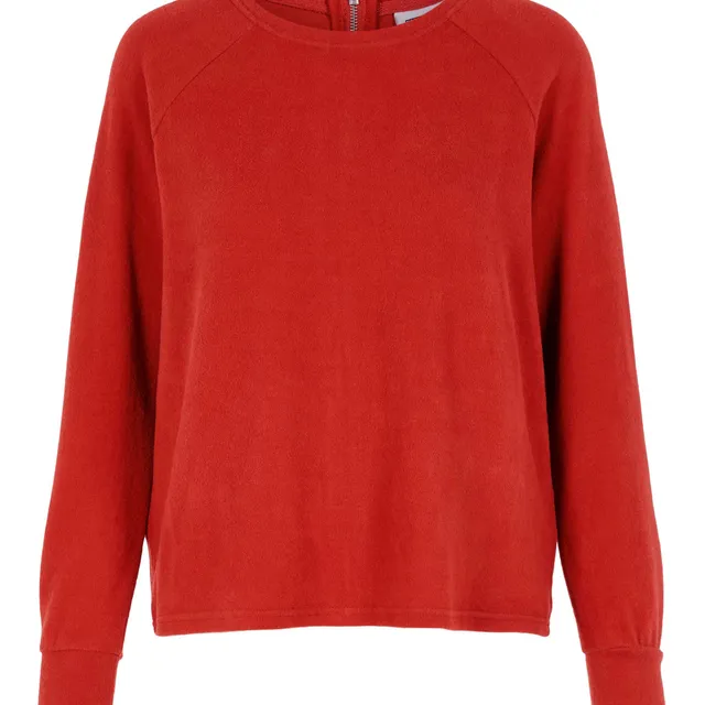 noisy-may-top-langarm-fleece-reissverschluss-locker image 1