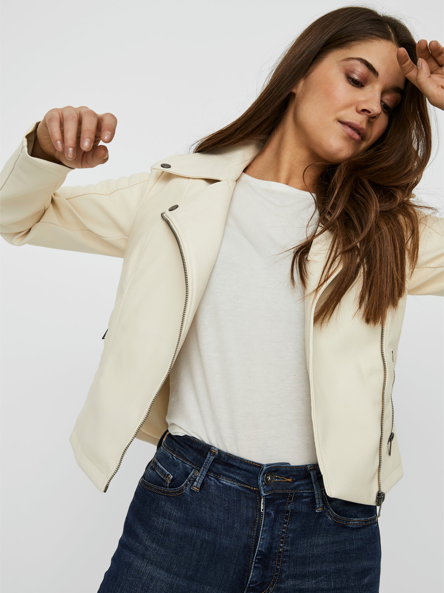 noisy-may-kunstlederjacke-kurz-lederjacke-damen-mit-reissverschluss-5 image 7