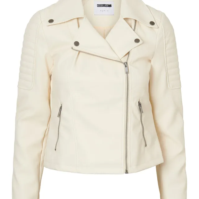 noisy-may-bikerjacke-kurz-kunstleder-reissverschluss-52-cm image 1