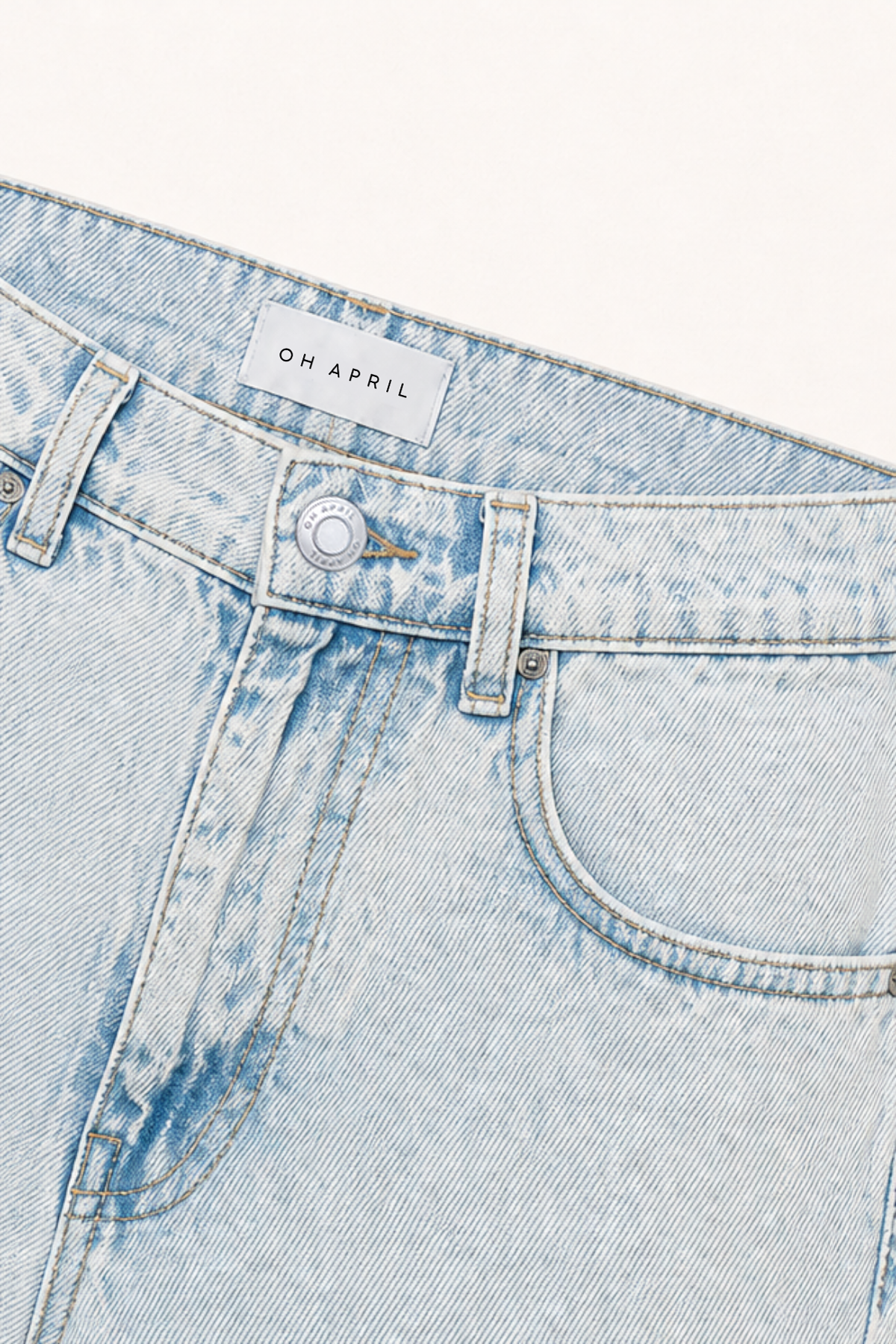 oh-april-mire-denim-shorts-shorts-hellblau-baumwolle image 5