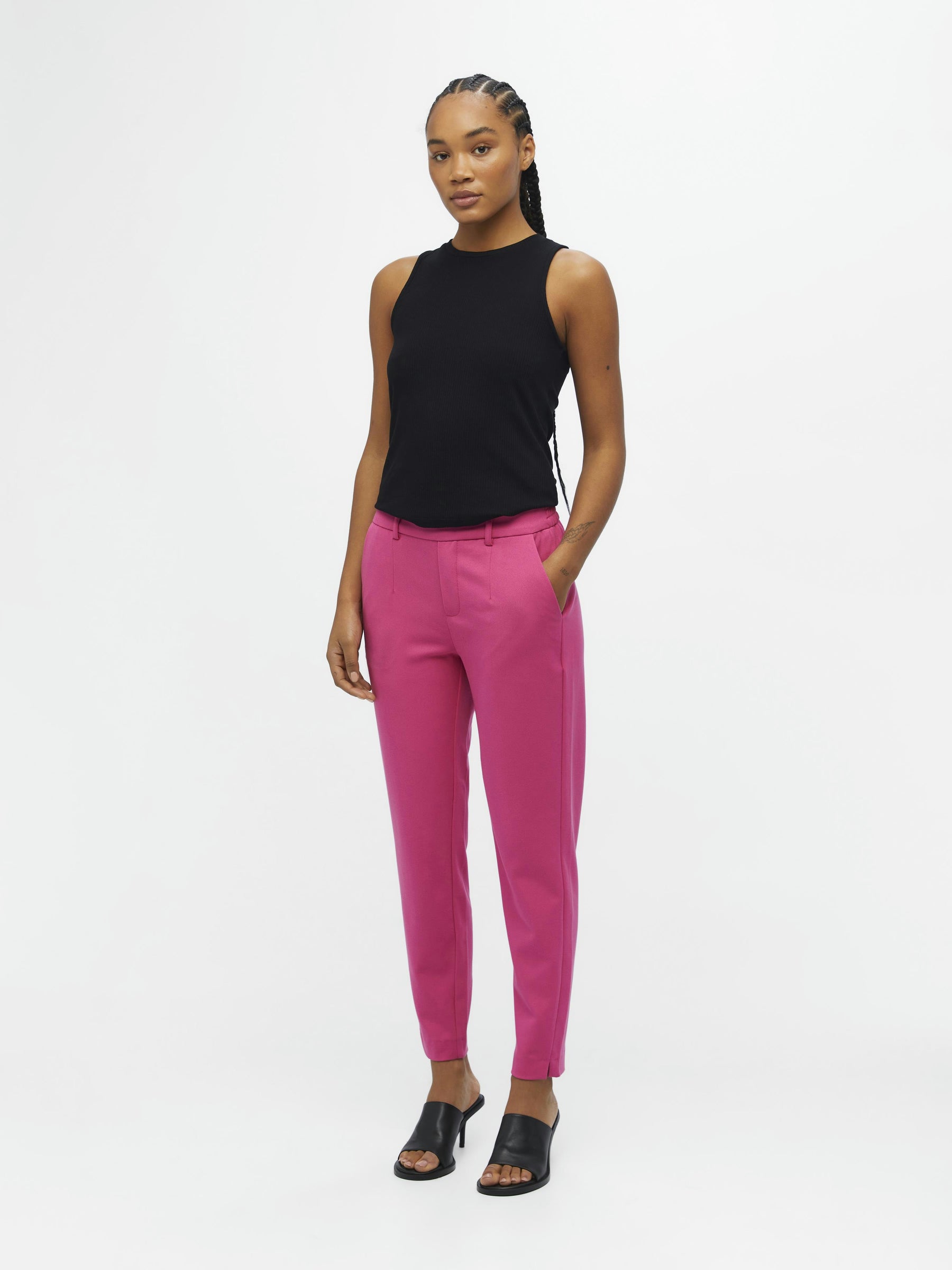 object-objlisa-anzughose-slim-fit-cropped-elastikbund image 4