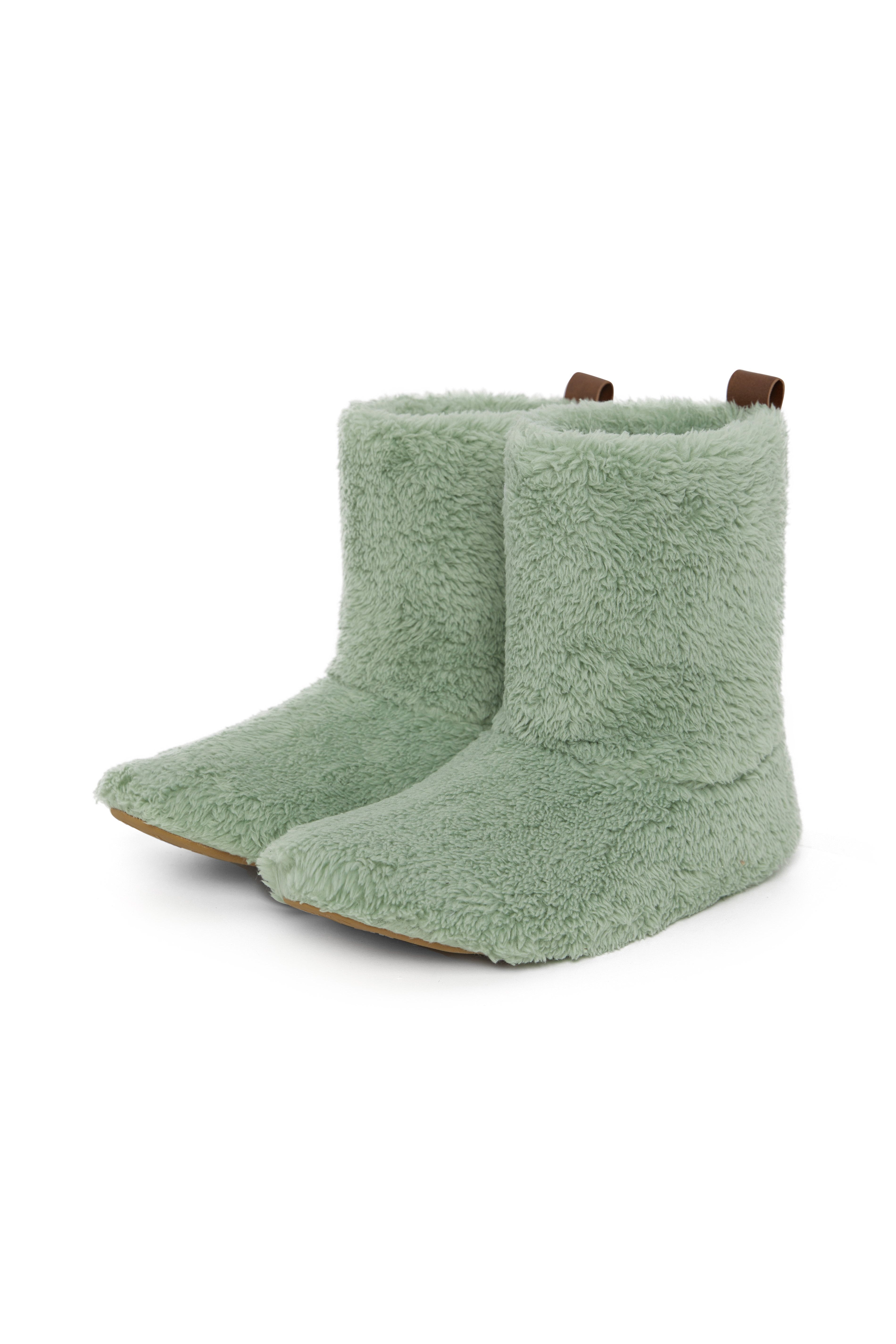 onepiece-puppy-slippers-hausschuhe-gr-n-fleece image 1