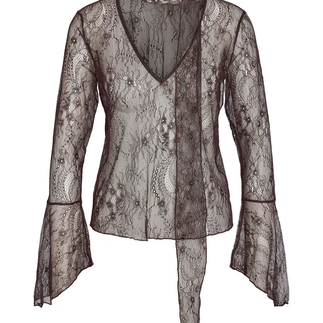 noisy-may-nmida-kant-bluse-langarm-transparent-mit-schal image 1
