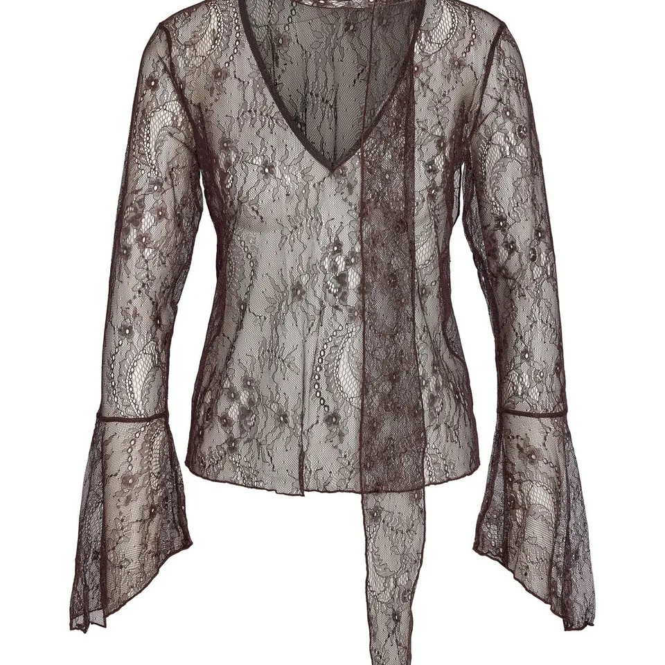 noisy-may-nmida-spitzenbluse-langarm-mit-schal-6 image 1